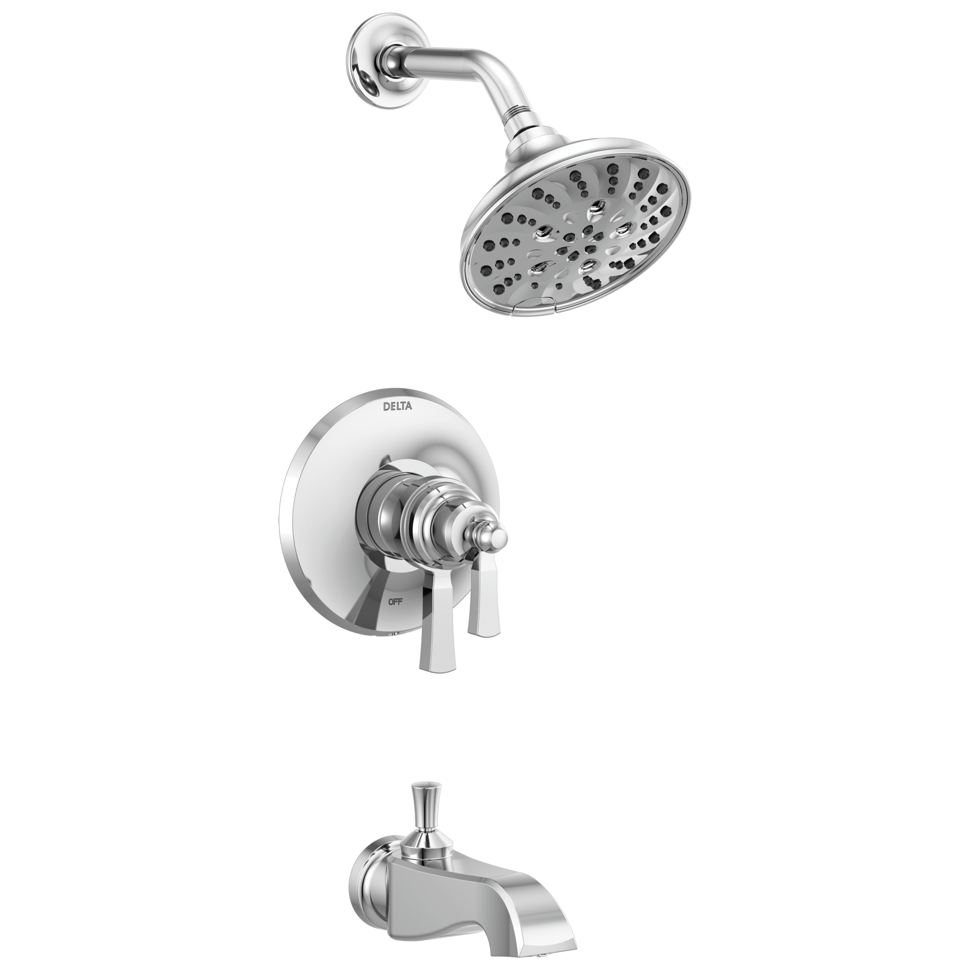 Delta Faucet DorvalE TempAssure 17T Series Tub & Shower Trim - Chrome