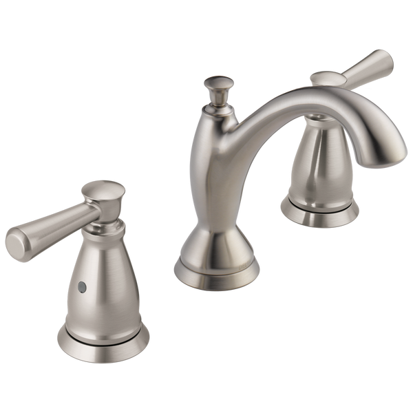 Traditional Two Handle Widespread Bathroom Faucet in Stainless