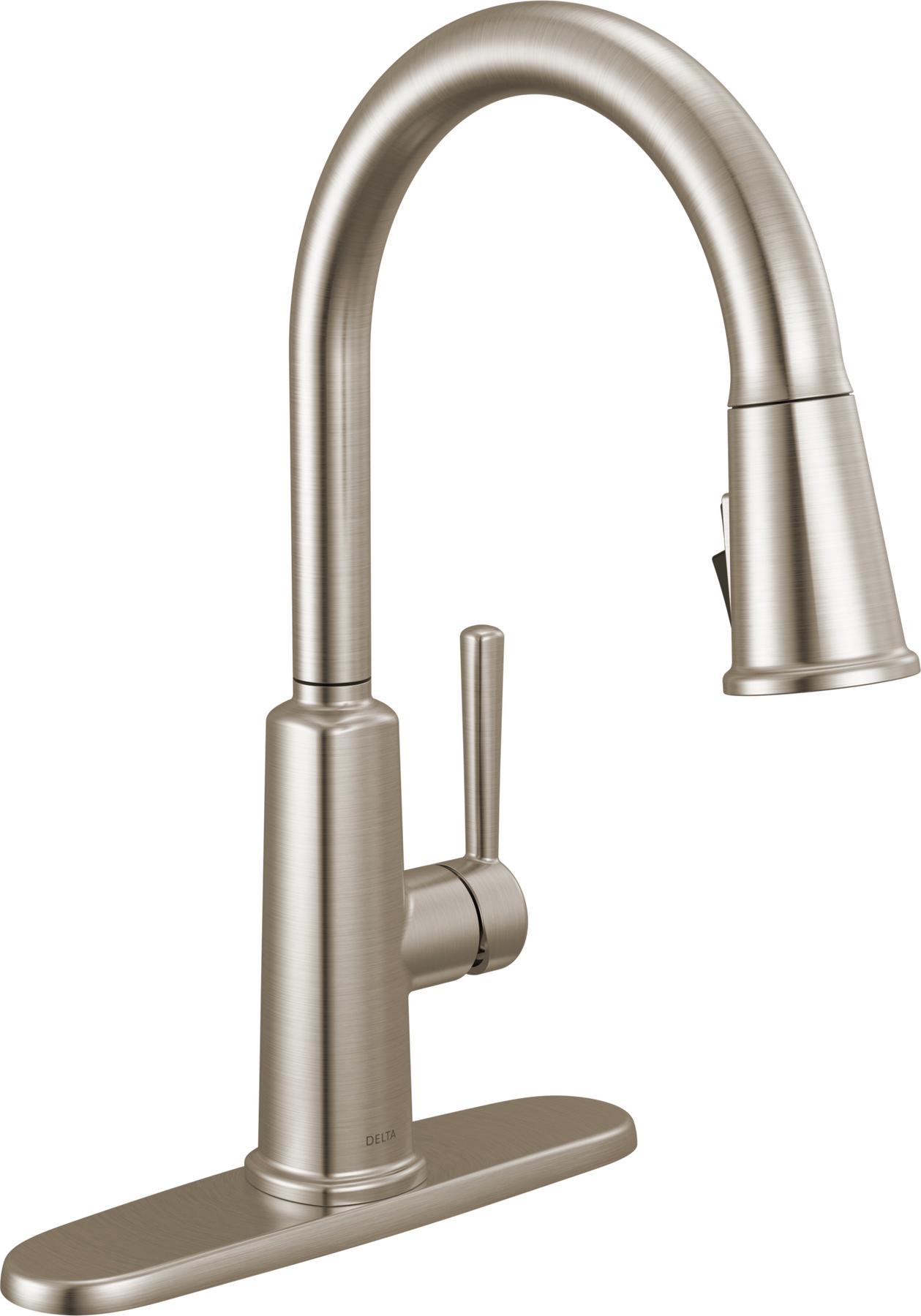 Single Handle Pull-Down Kitchen Faucet in Stainless 19730LF-SS