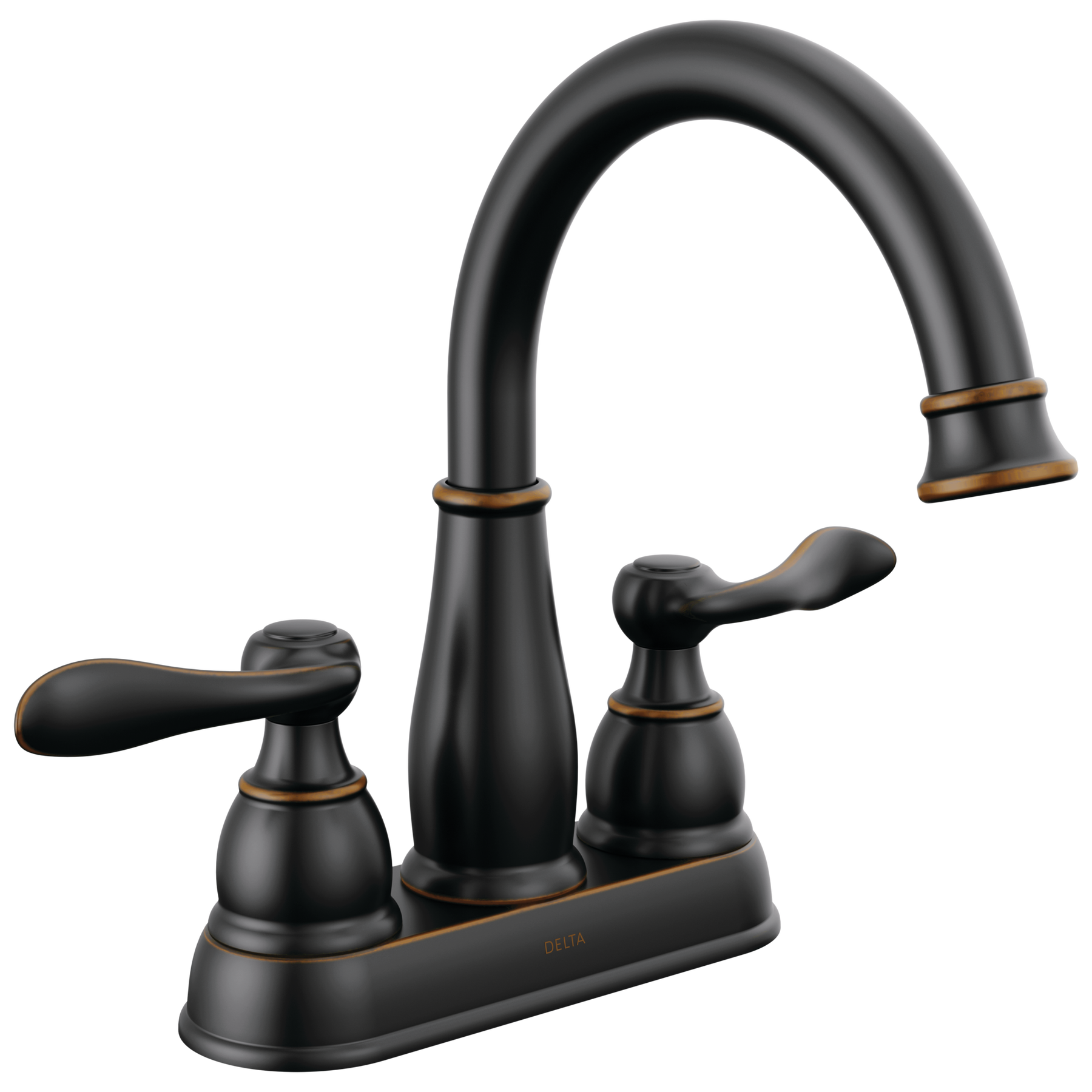 Two Handle Centerset Bathroom Faucet in Oil Rubbed Bronze 25896LF