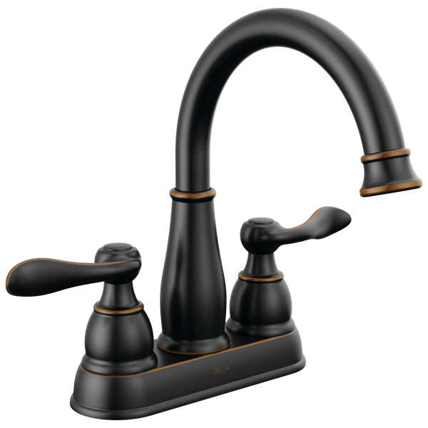 Two Handle Centerset Bathroom Faucet in Oil Rubbed Bronze 25896LF 