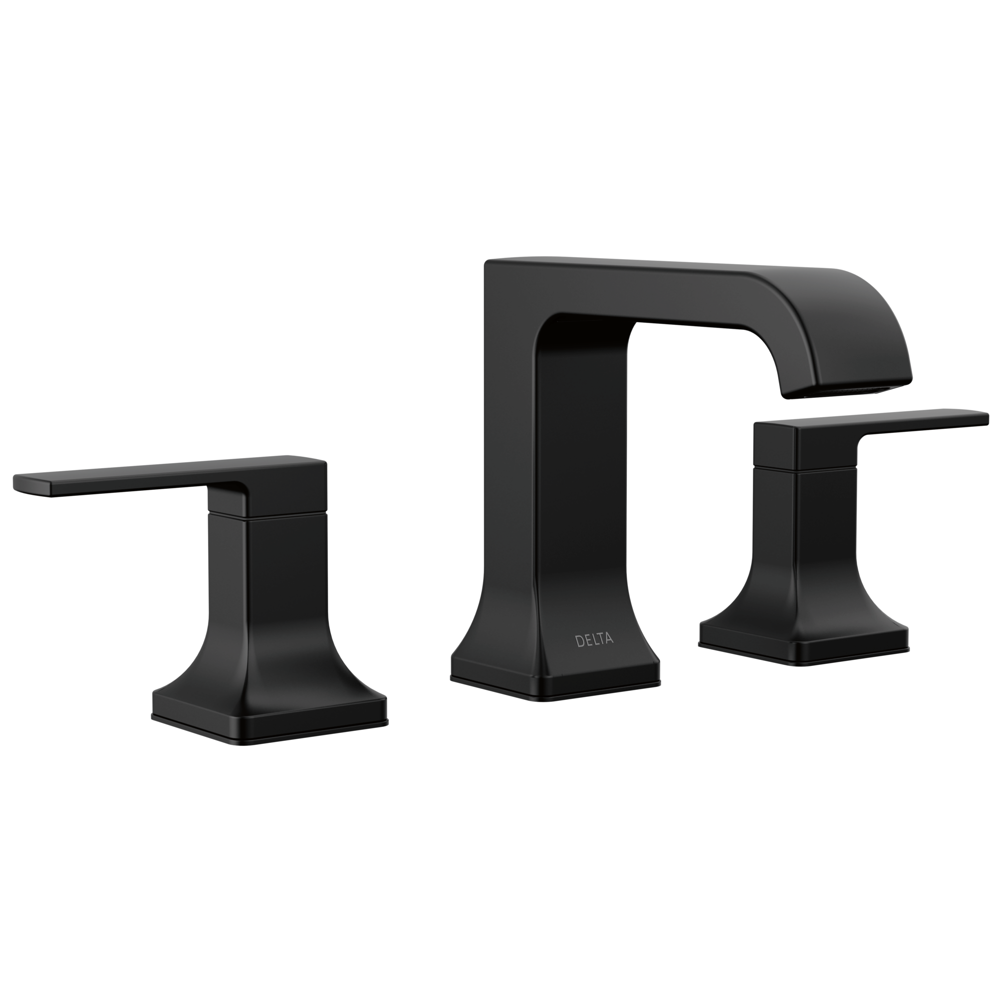 Delta Faucet VelumE Two Handle Widespread Bathroom Faucet - Matte Black