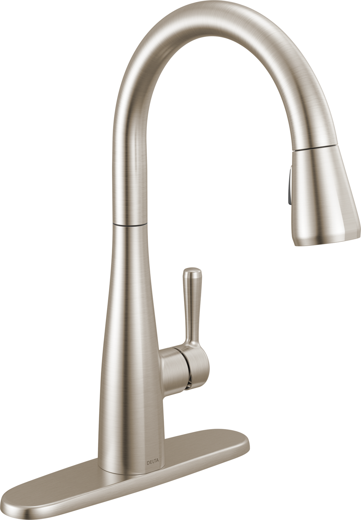 Single Handle Pull-Down Kitchen Faucet in Stainless — thumbnail 2