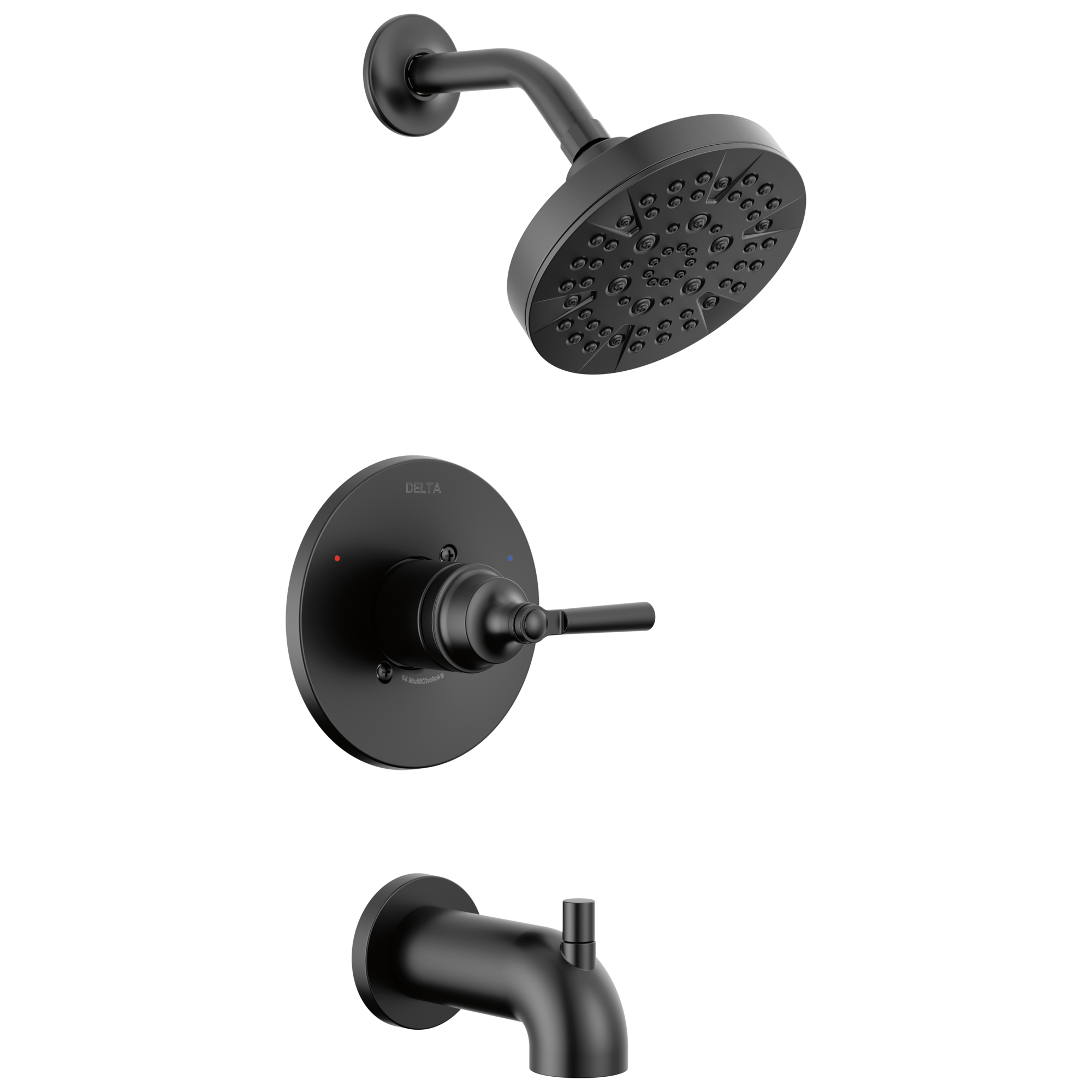 Delta Faucet Saylore Monitor 14 Series Tub & Shower Trim - - Matte Black