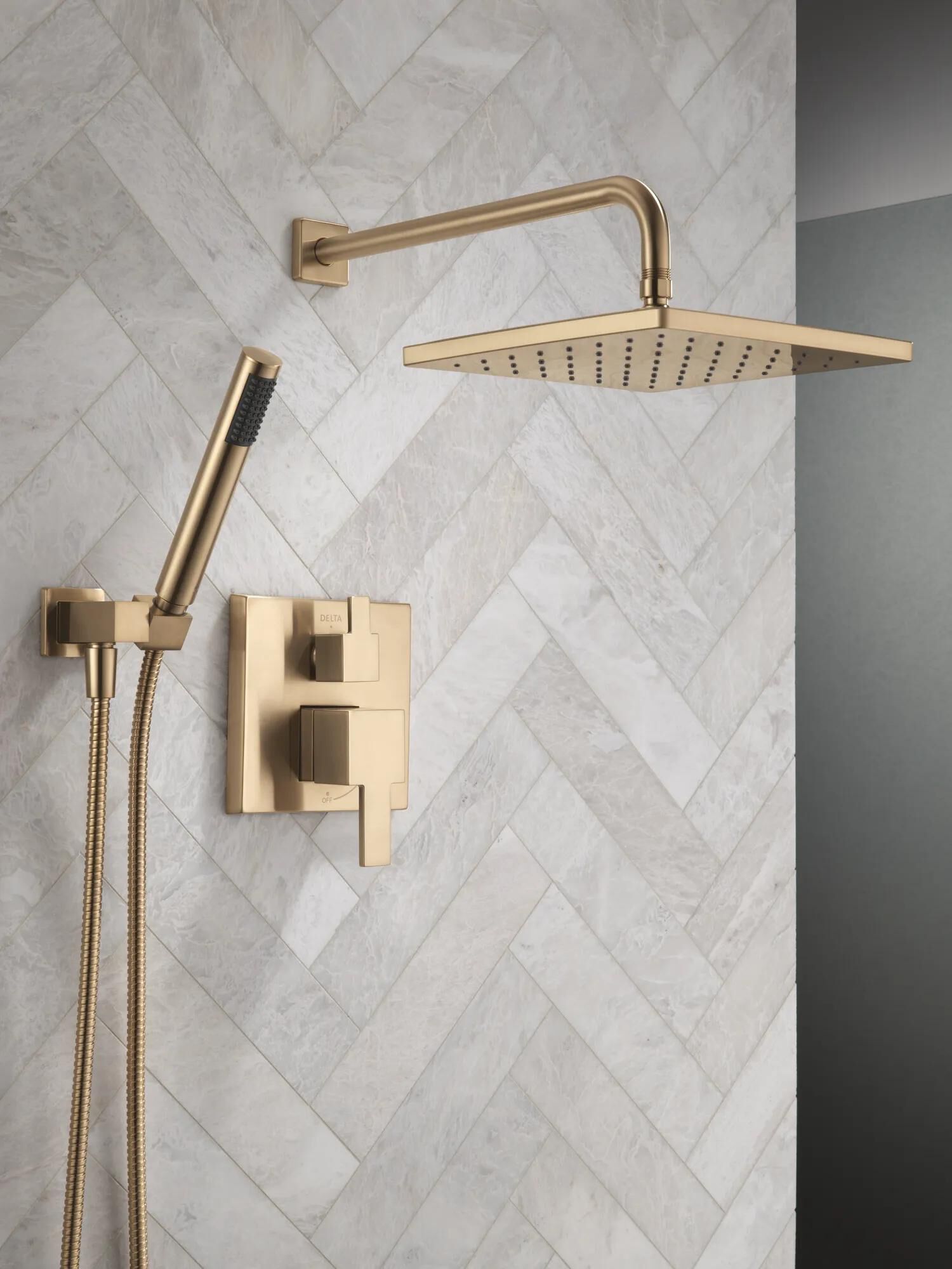 Monitor® 14 Series Shower with Raincan, Hand Shower & Rough Valve