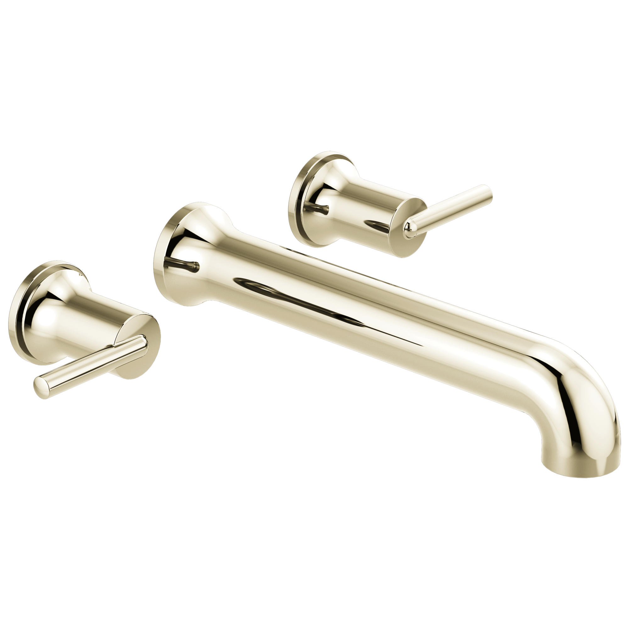 Delta Faucet Trinsic Wall Mounted Tub Filler - Polished Nickel