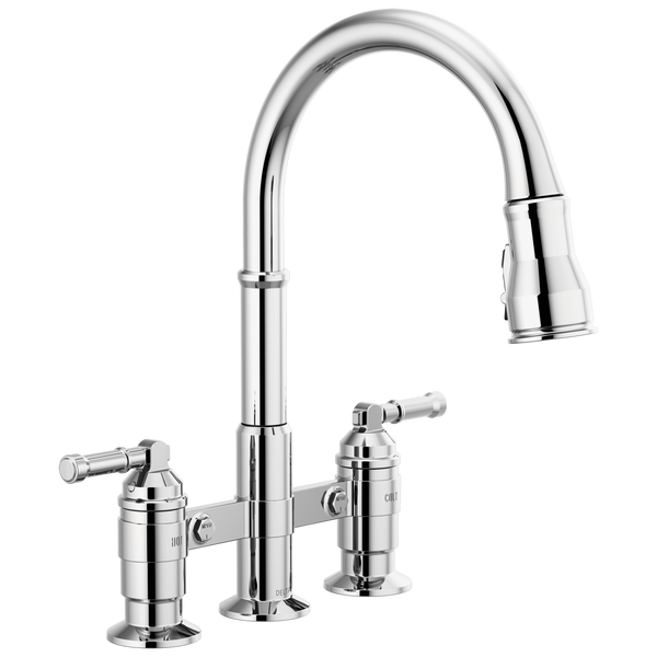 Delta Faucet Junction Pull Down Kitchen Faucet Chrome, Chrome Kitchen  Faucets with Pull Down Sprayer, Kitchen Sink Faucet, Faucet for Kitch 並行輸入品  キッチン