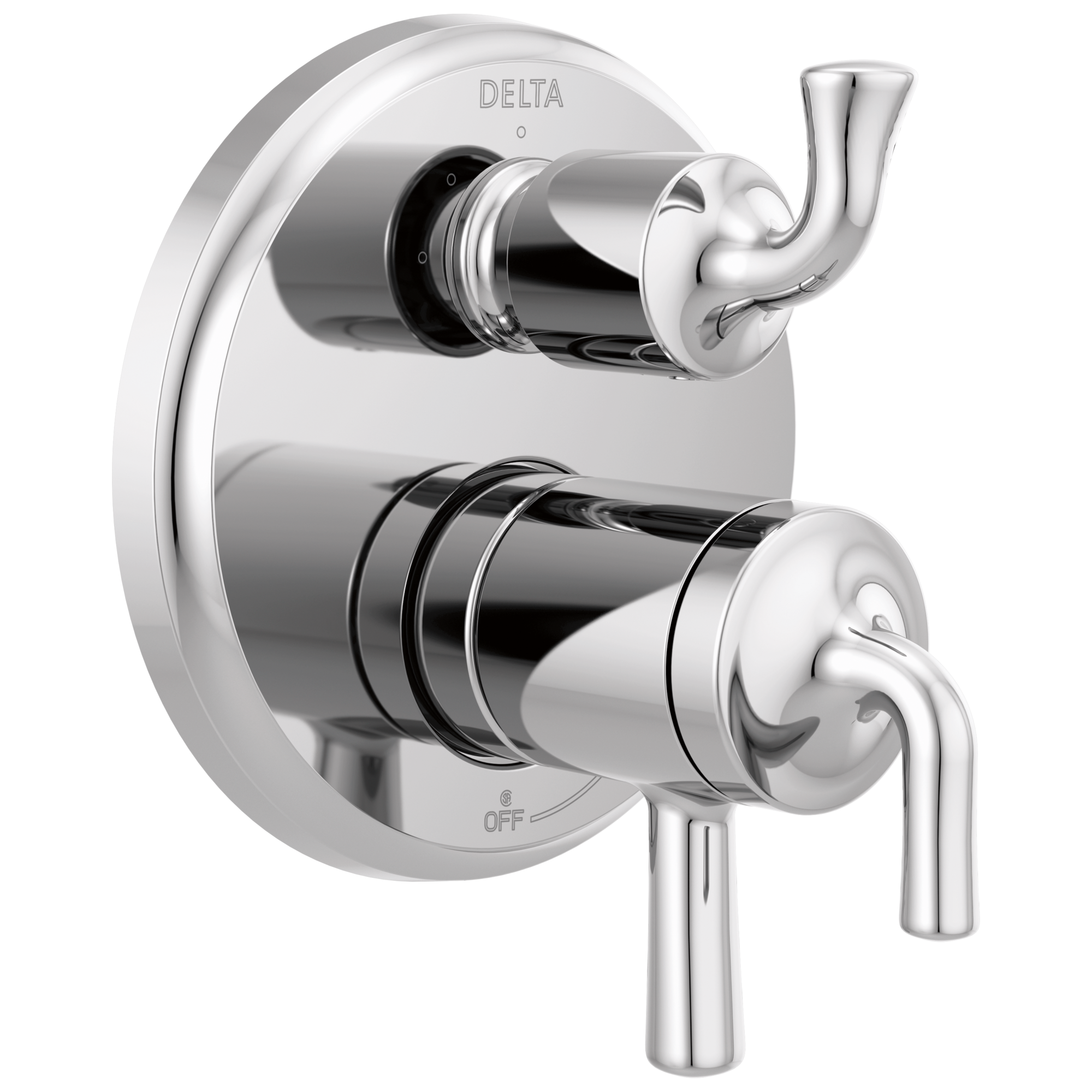 Delta Faucet KayraE 2-Handle Monitor 17 Series Valve Trim with 3- or 6- Setting Diverter - Chrome
