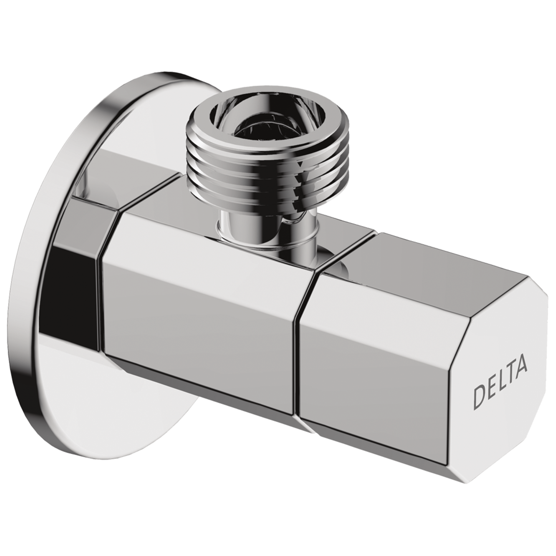 Ceramic Quarter Turn Angle Valve in Chrome IAO36005 | Delta Faucet