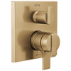 Angular Modern Monitor&reg; 17 Series Valve Trim with 3-Setting Integrated Diverter