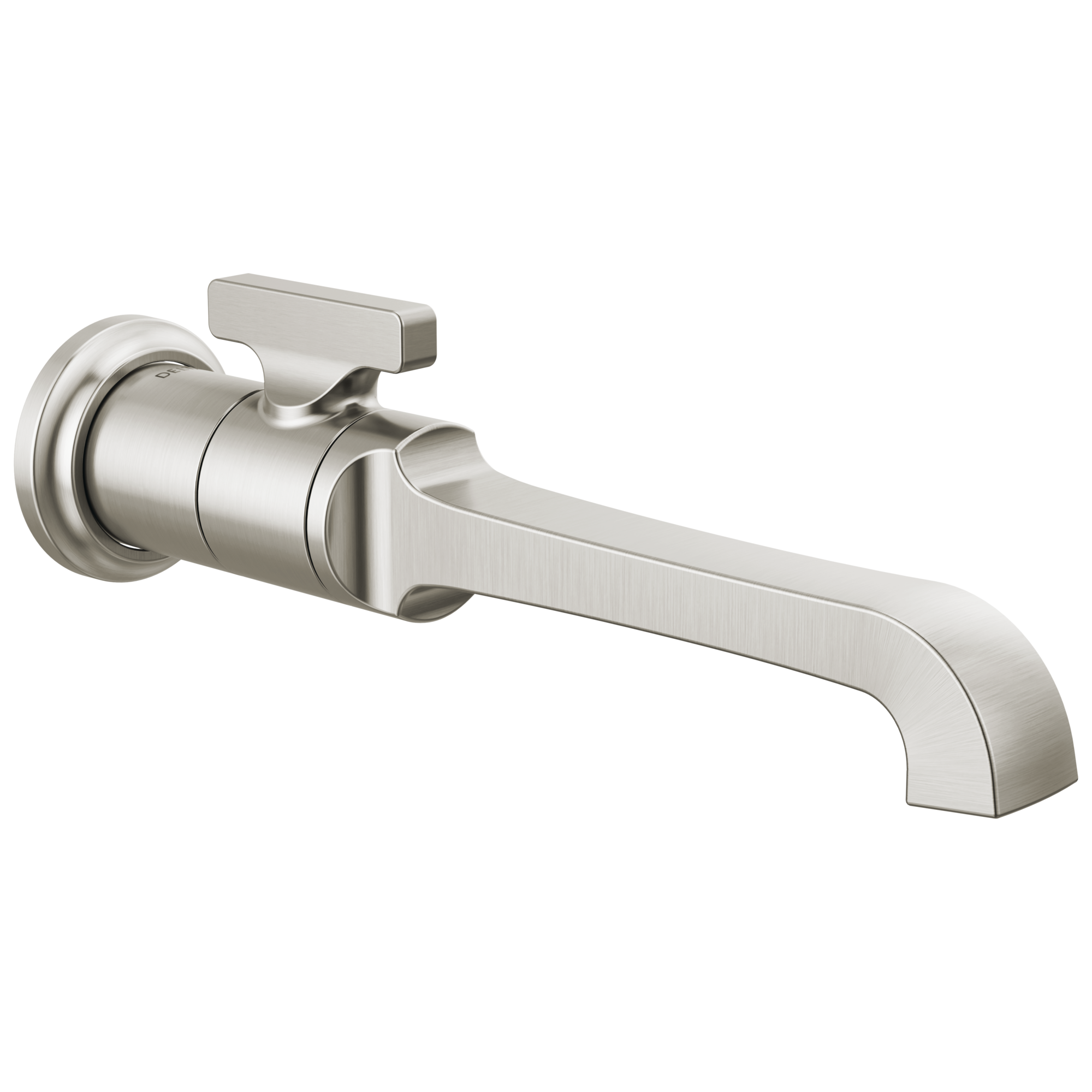 Delta Faucet Tetrae Single Handle Wall Mount Bathroom Faucet Trim - Lumicoat - Stainless