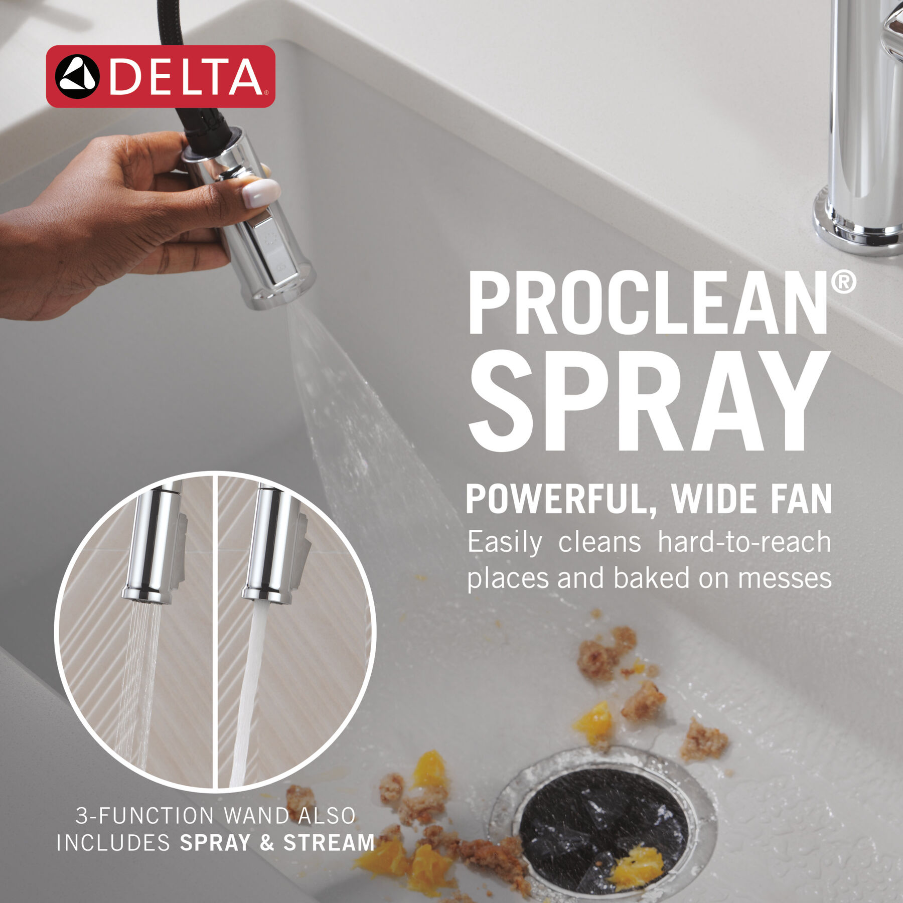 Single Handle Pull-Down Kitchen Faucet