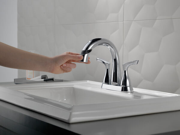 Two Handle Centerset Pull-Down Bathroom Faucet, image 5