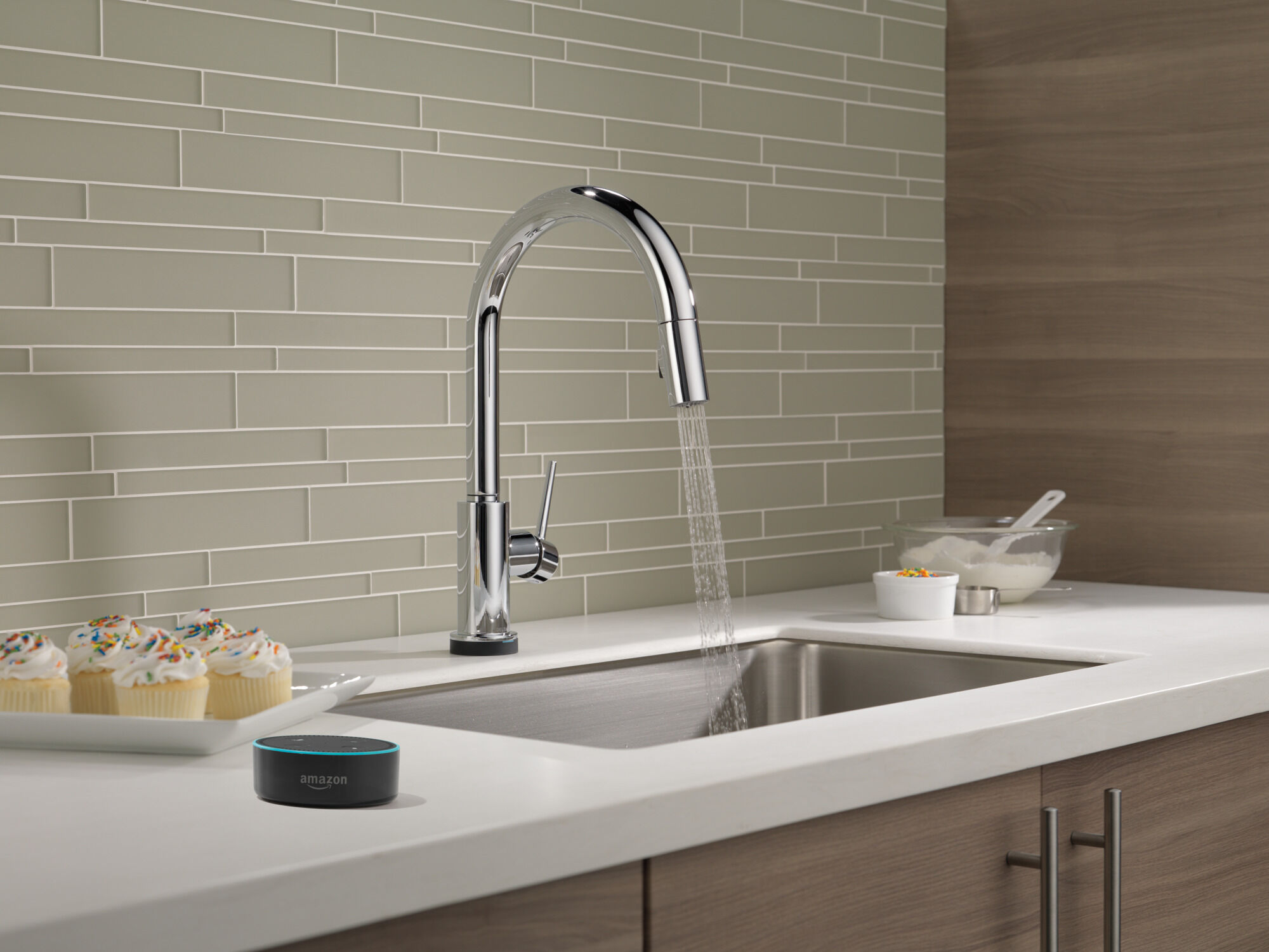 VoiceIQ® Single-Handle Pull-Down Kitchen Faucet with Touch2O
