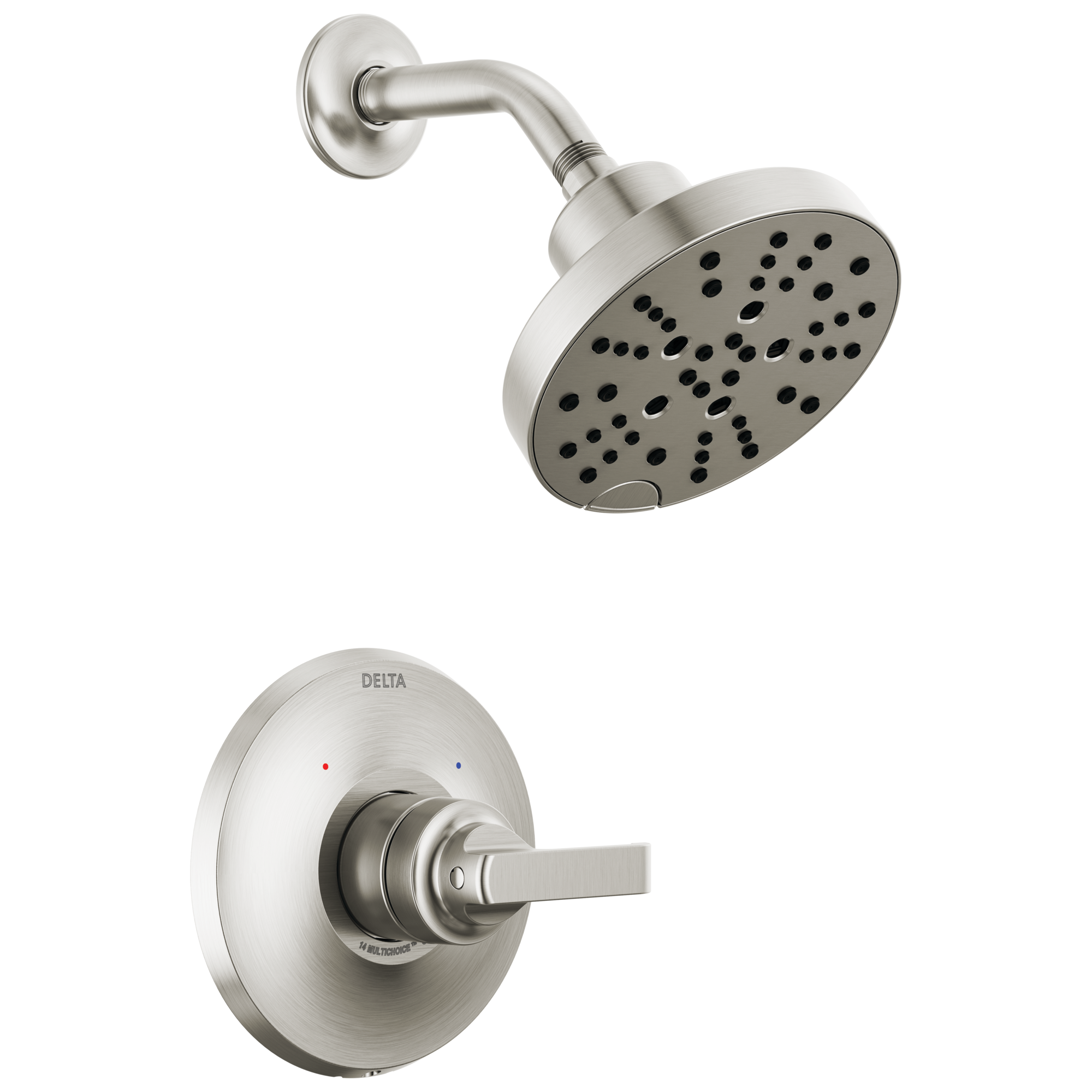 Delta Faucet Tetrae 14 Series Shower Trim - Lumicoat - Stainless