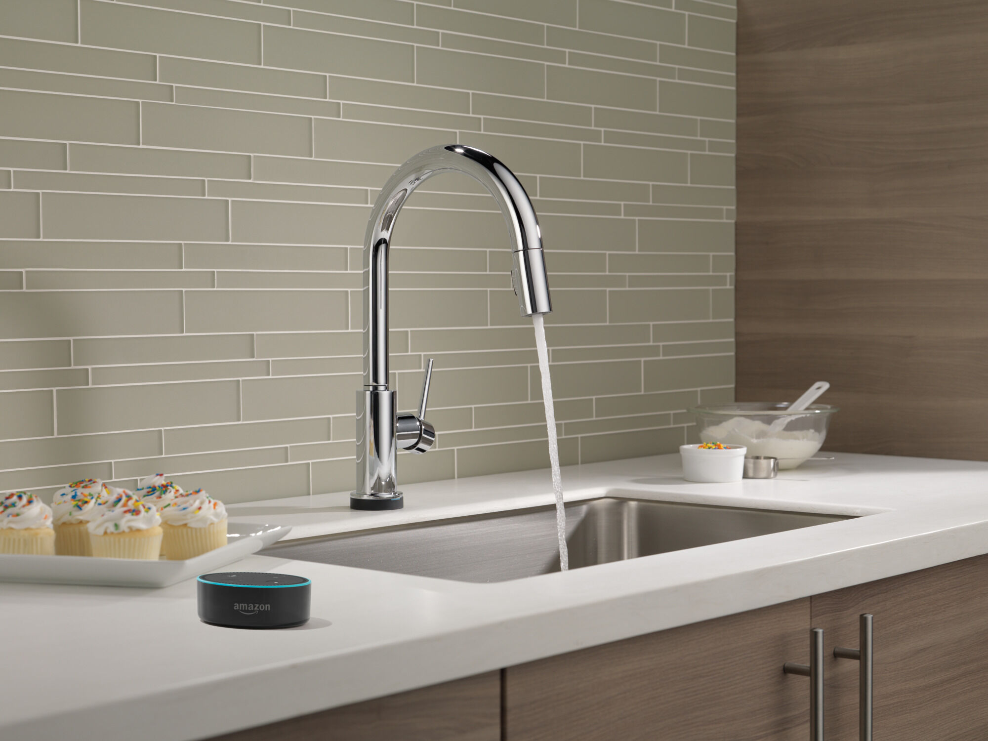 VoiceIQ® Single-Handle Pull-Down Kitchen Faucet with Touch2O