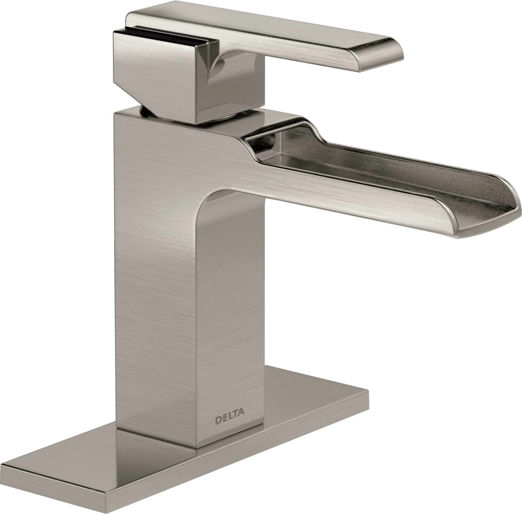 DELTA ビンテージARDORE FP Single Handle Channel Bathroom Faucet in Stainless 568LF-SSMPU