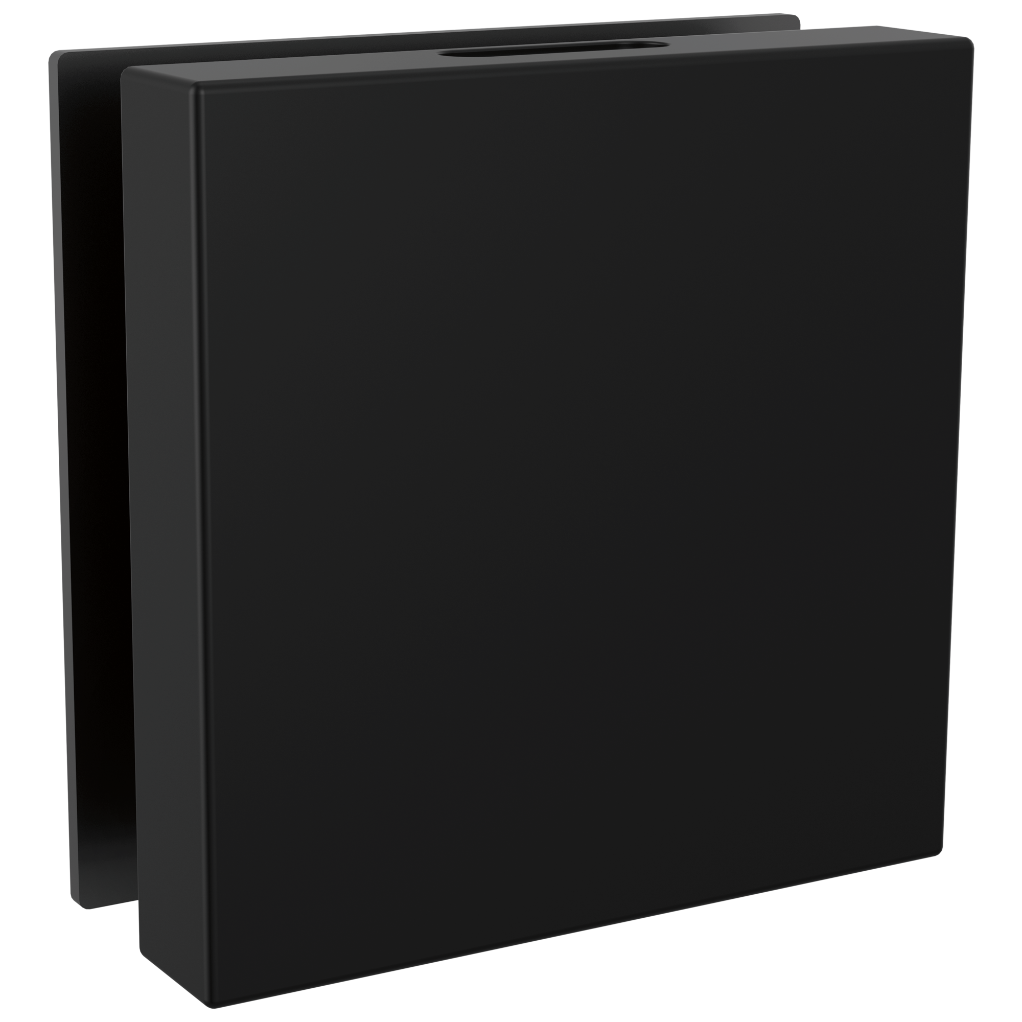 Delta Faucet Universal Showering Components Contemporary Square Steam Head - Matte Black