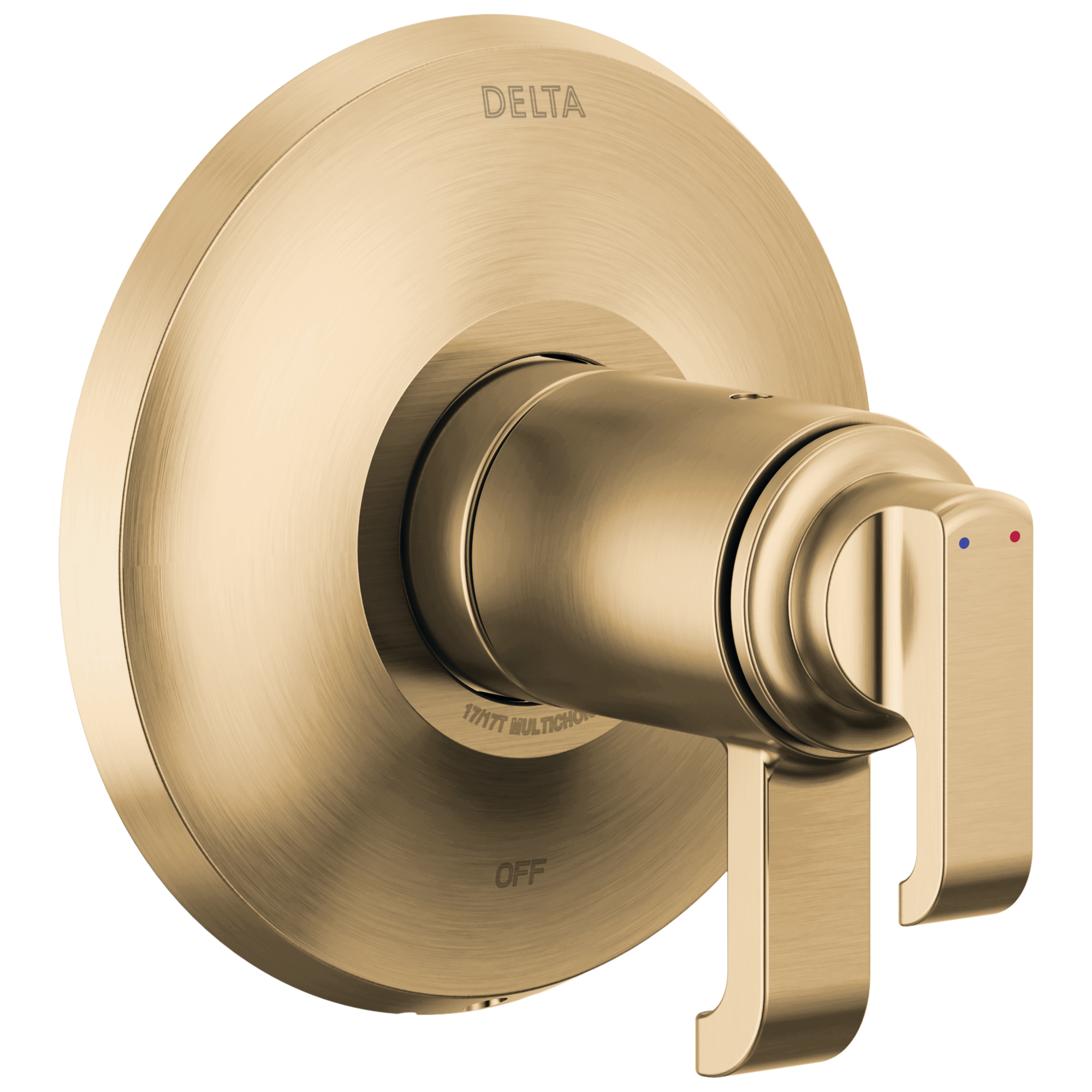 Delta Faucet TetraE 17T Series Valve Only - Lumicoat Champagne Bronze