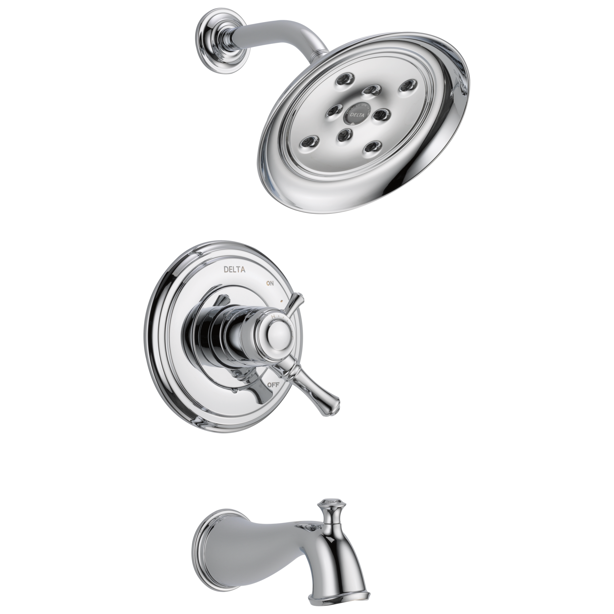 Delta Faucet CassidyE Monitor 17 Series H2OKineticTub & Shower Trim - Chrome