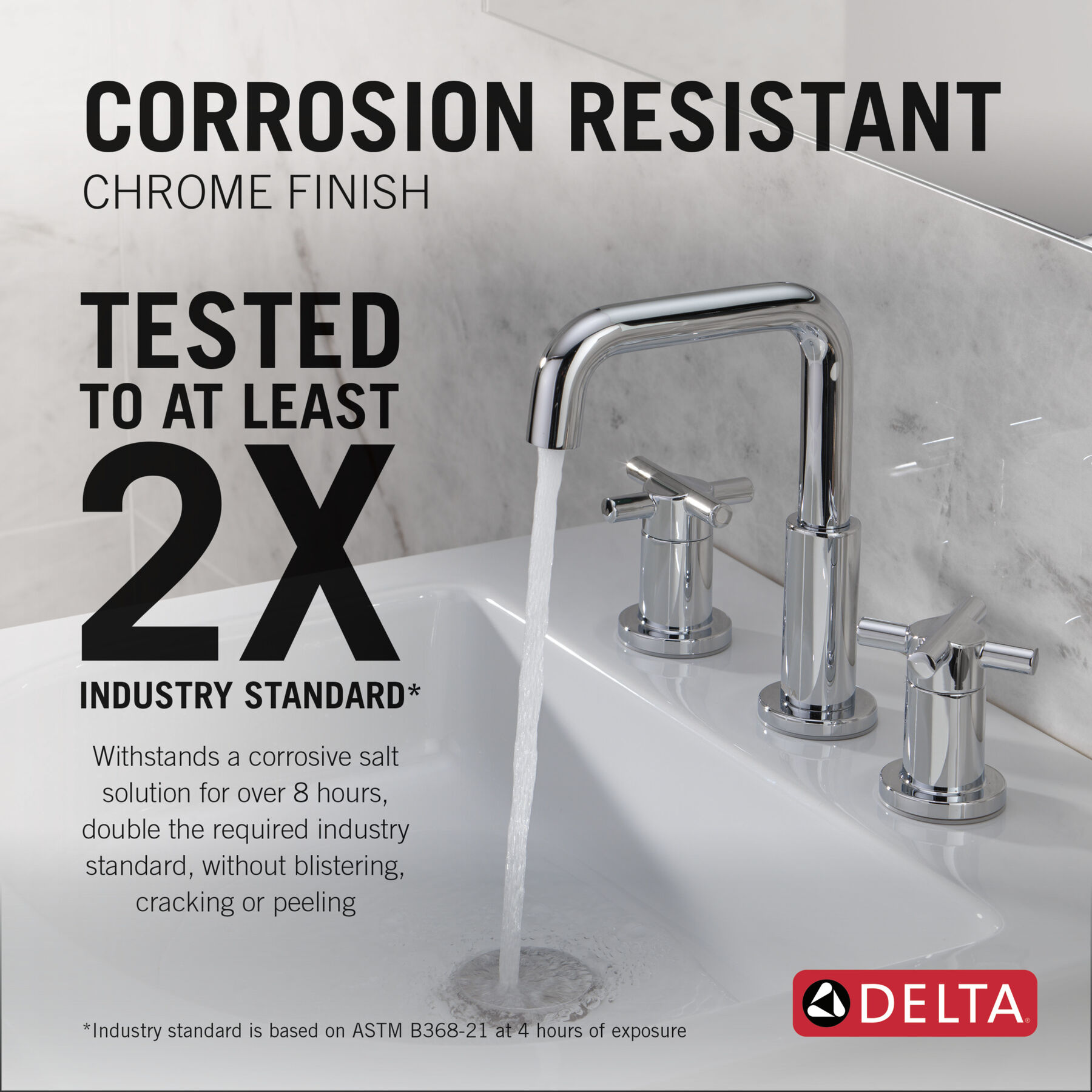 Two Handle Widespread Bathroom Faucet in Chrome 35894LF — thumbnail 3