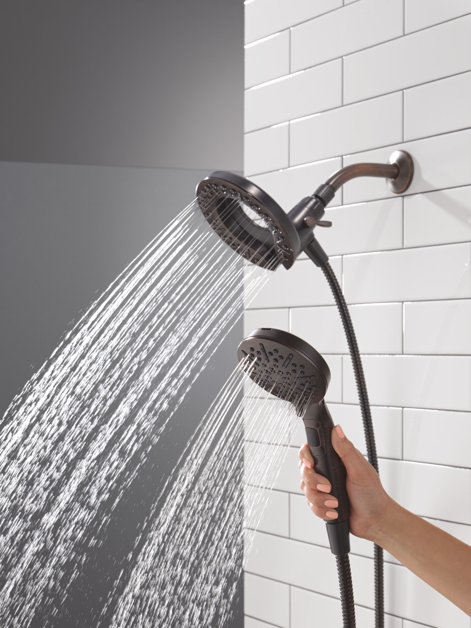 In2ition® 5-Setting Two-in-One Shower in Venetian Bronze 75578DRB