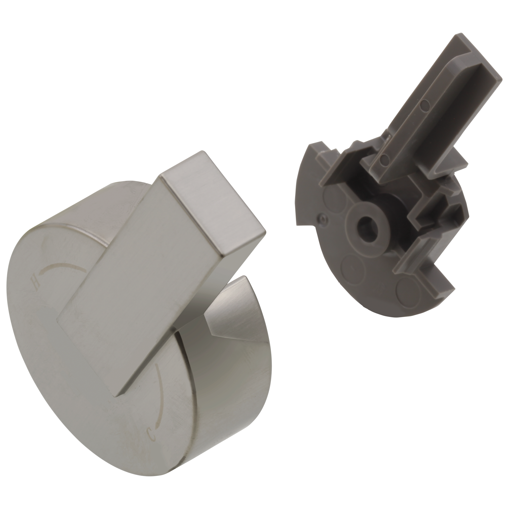 Delta Faucet Vero Temperature Knob & Cover - 17 Series - Stainless