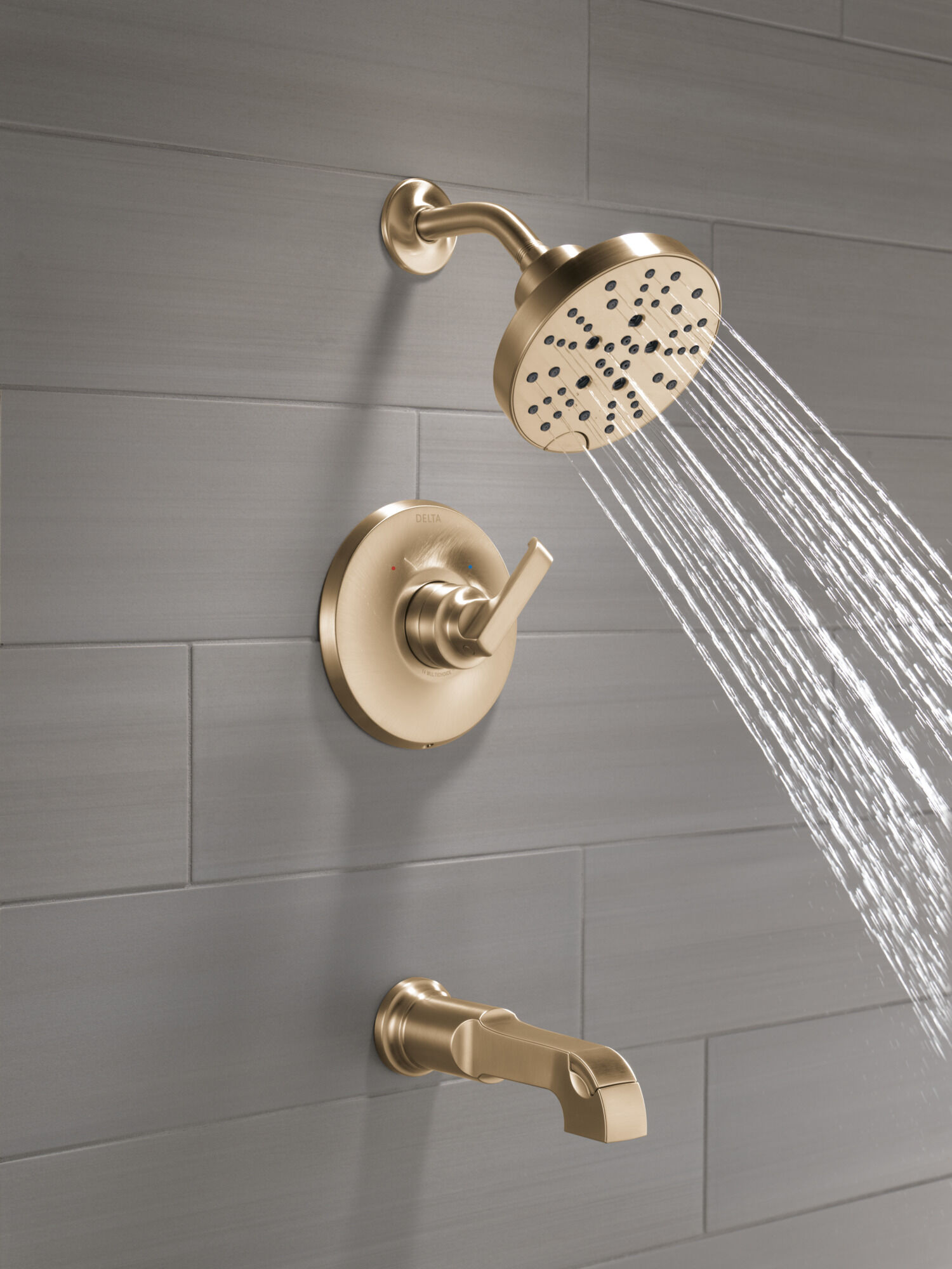 Monitor 14 Series Tub & Shower Trim in Lumicoat® Champagne Bronze