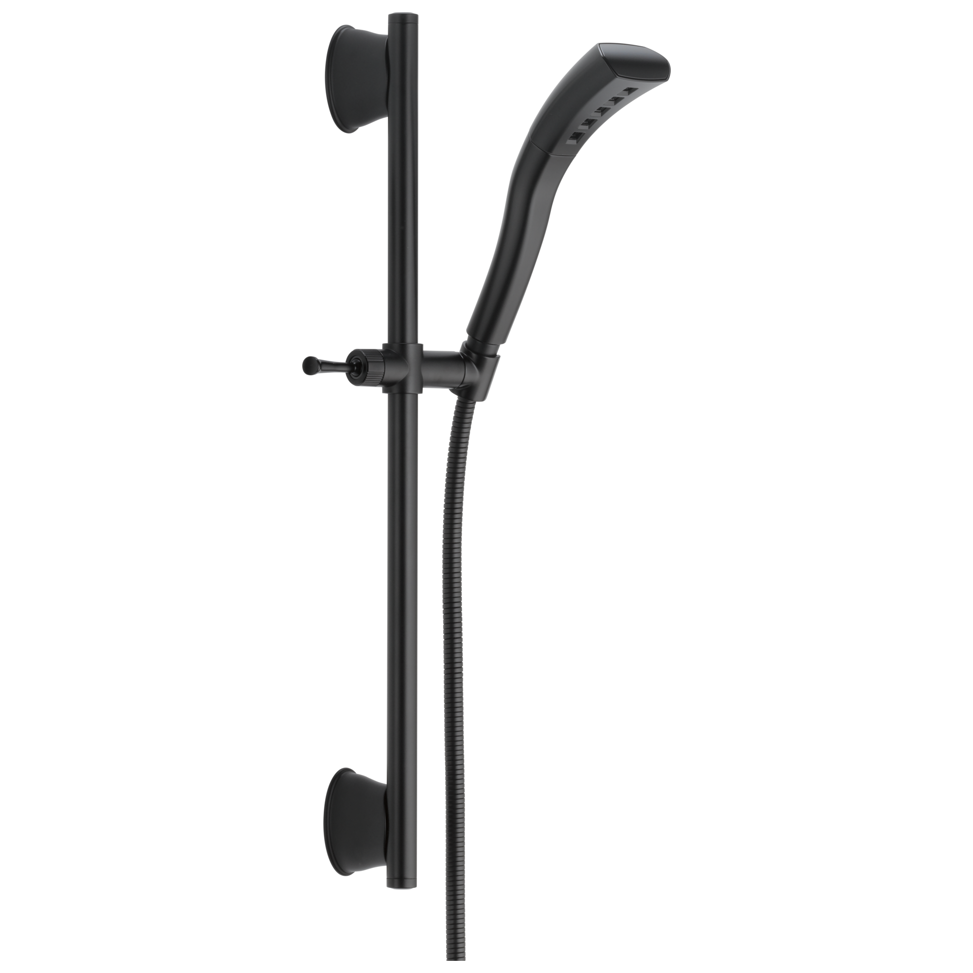 Delta Faucet Universal Showering Components Single-Setting H2Okinetic Slide Bar Hand Shower - Matte Black