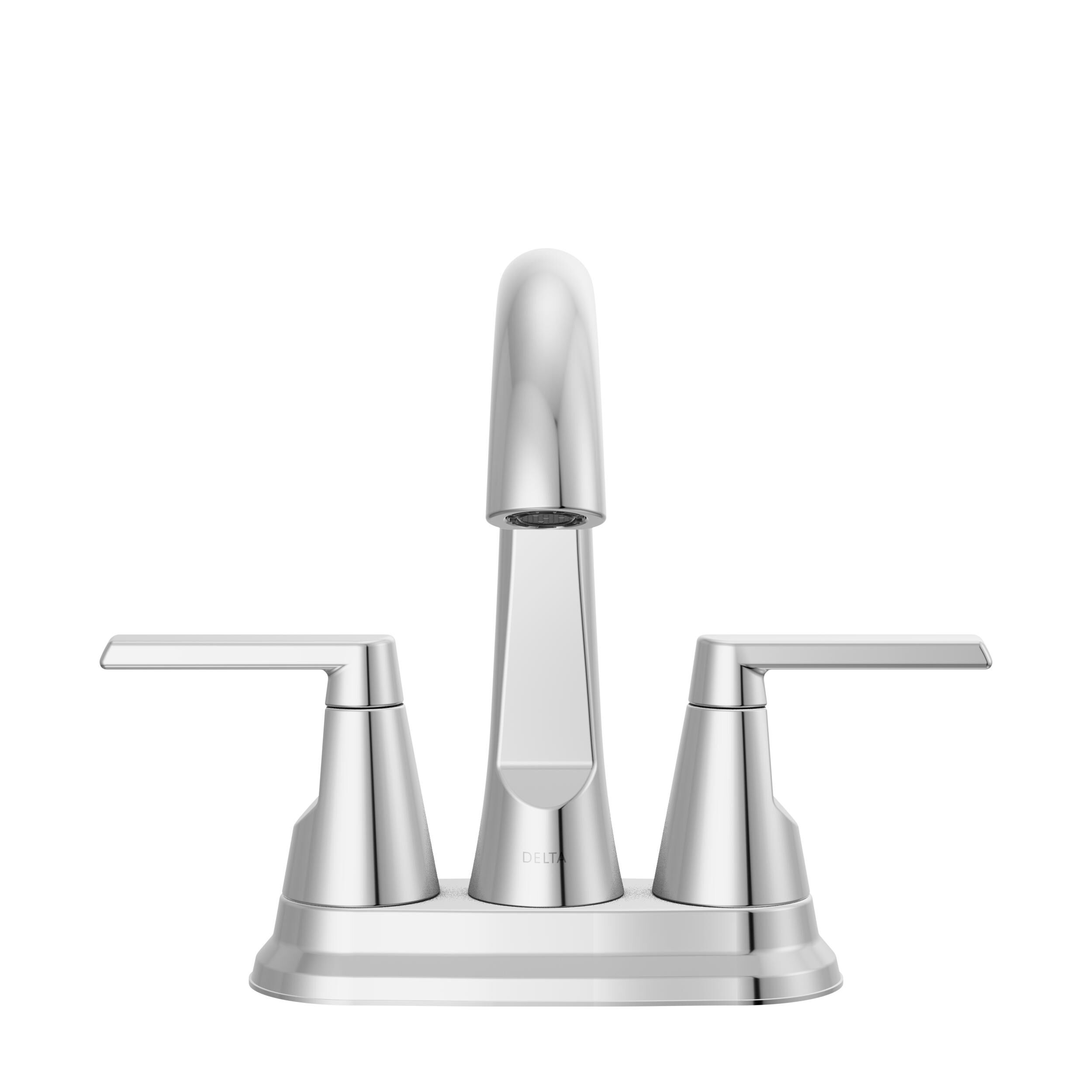 Two Handle Centerset Bathroom Faucet in Chrome 25832LF | Delta Faucet