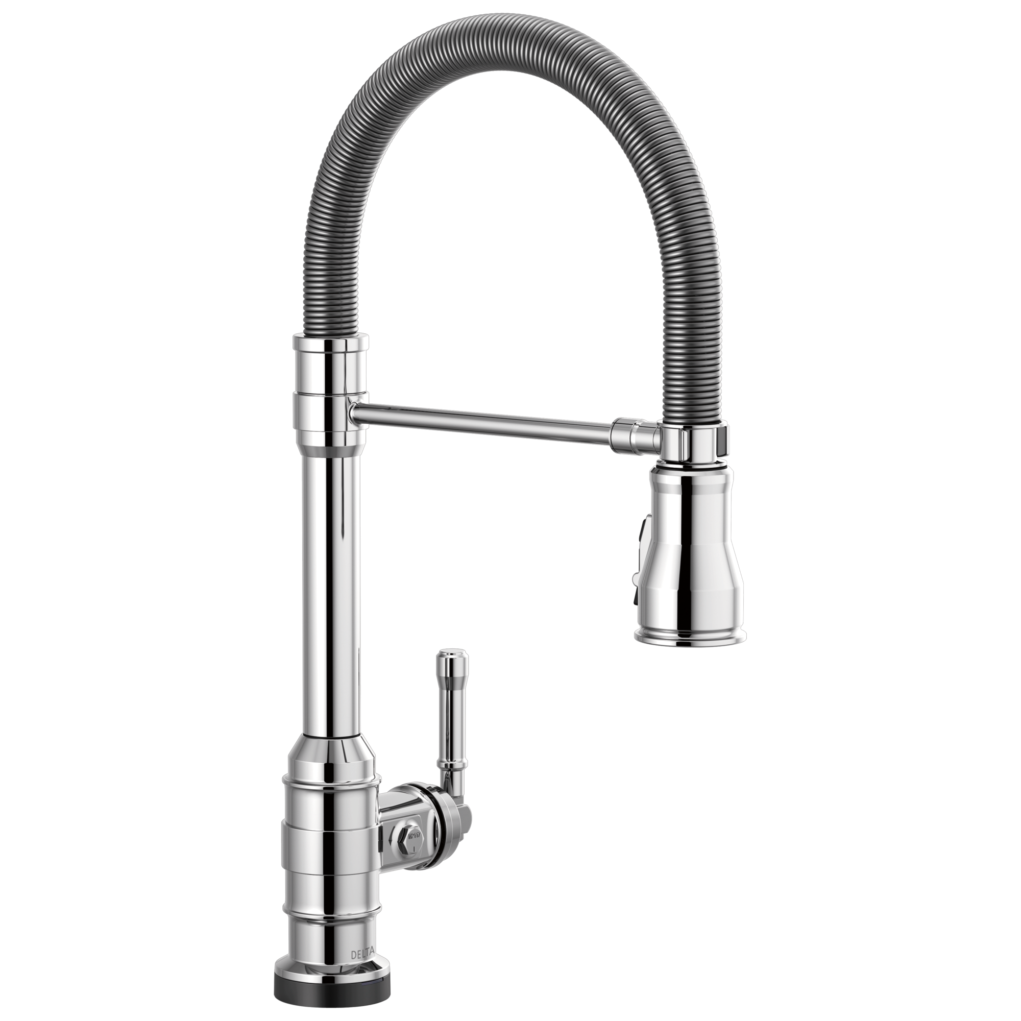 BroderickE Single-Handle Pull-Down Spring Kitchen Faucet with Touch<sub>2</sub>O Technology - Chrome