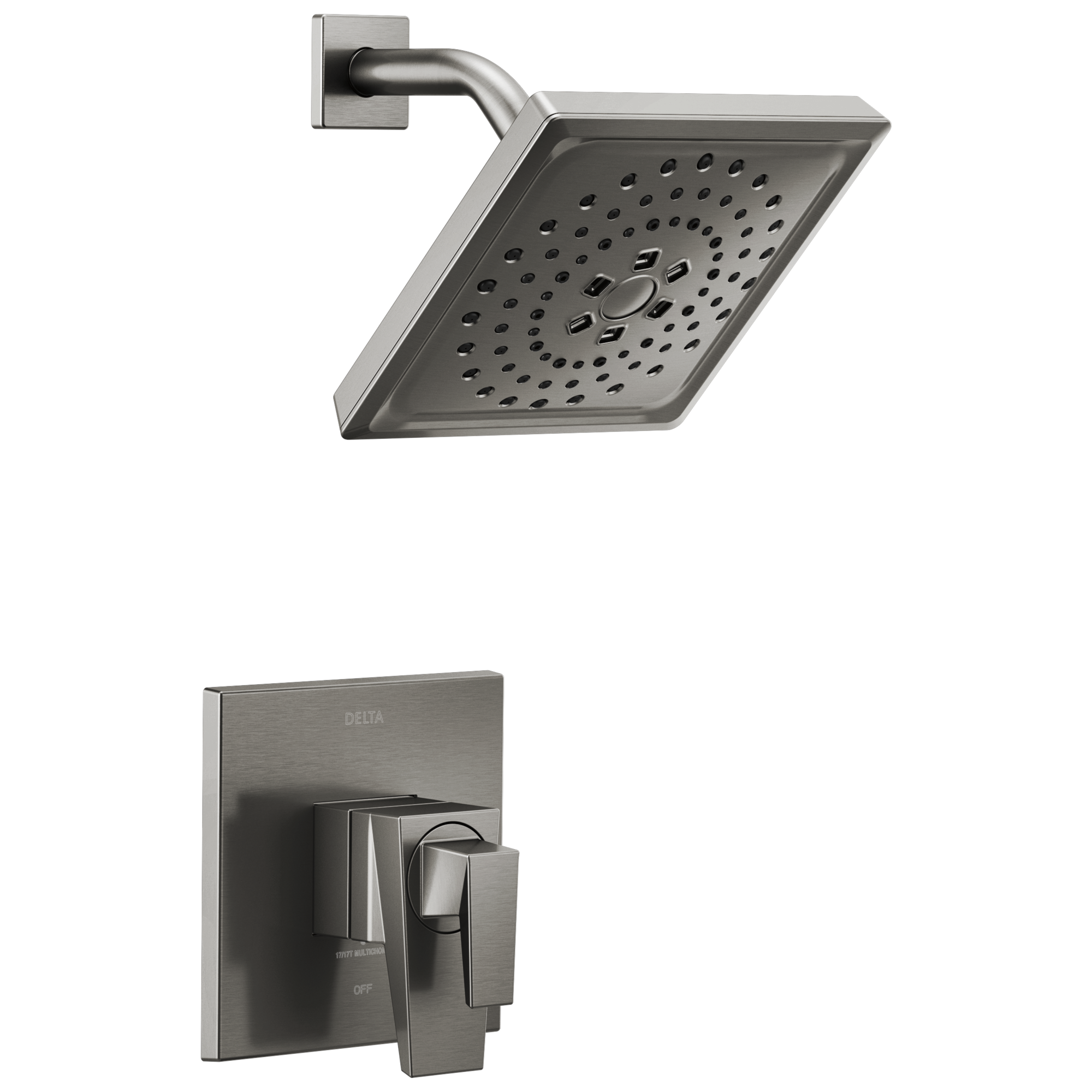 Delta Faucet Trilliane 17 Series H2okinetic Shower Only Trim - Lumicoat Black Stainless