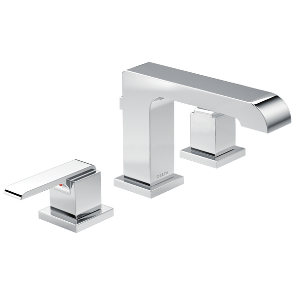 Two Handle Widespread Bathroom Faucet in Chrome 3567-MPU-DST