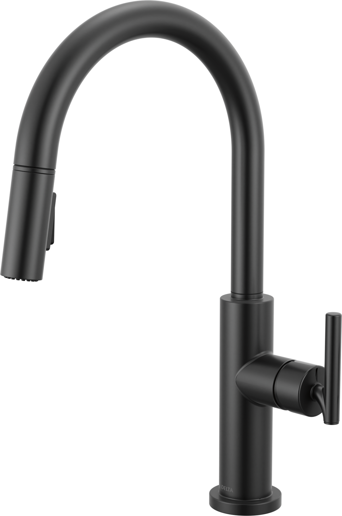 Single Handle Pull-Down Kitchen Faucet in Matte Black 19731LF-BL