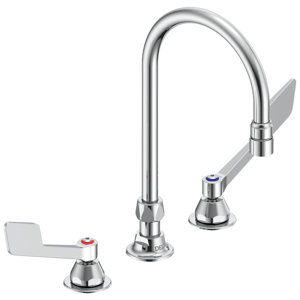 Two Handle Sink Faucet in Chrome 27C2935 Delta Faucet