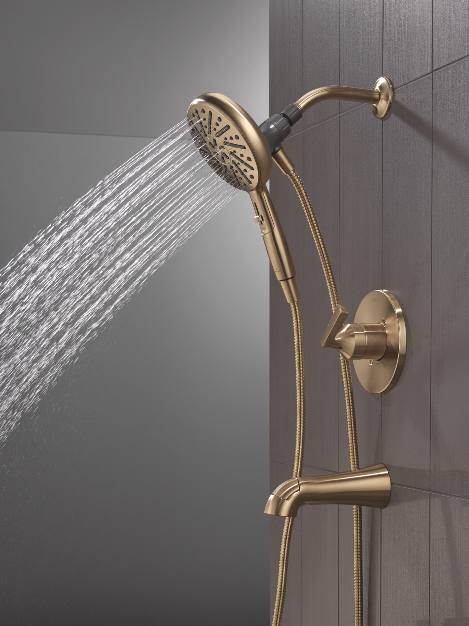 Monitor® 14 Series Tub and Shower in Champagne Bronze 144874-CZ-HS