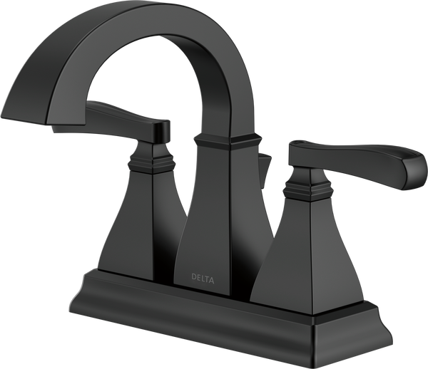 深緑(ふかみどり) Delta Faucet Mylan Matte Black Bathroom Faucet, Centerset  Bathroom Faucet, Bathroom Sink Faucet, Drain Assembly, Matte Black  25777LF-BL 並行輸入品