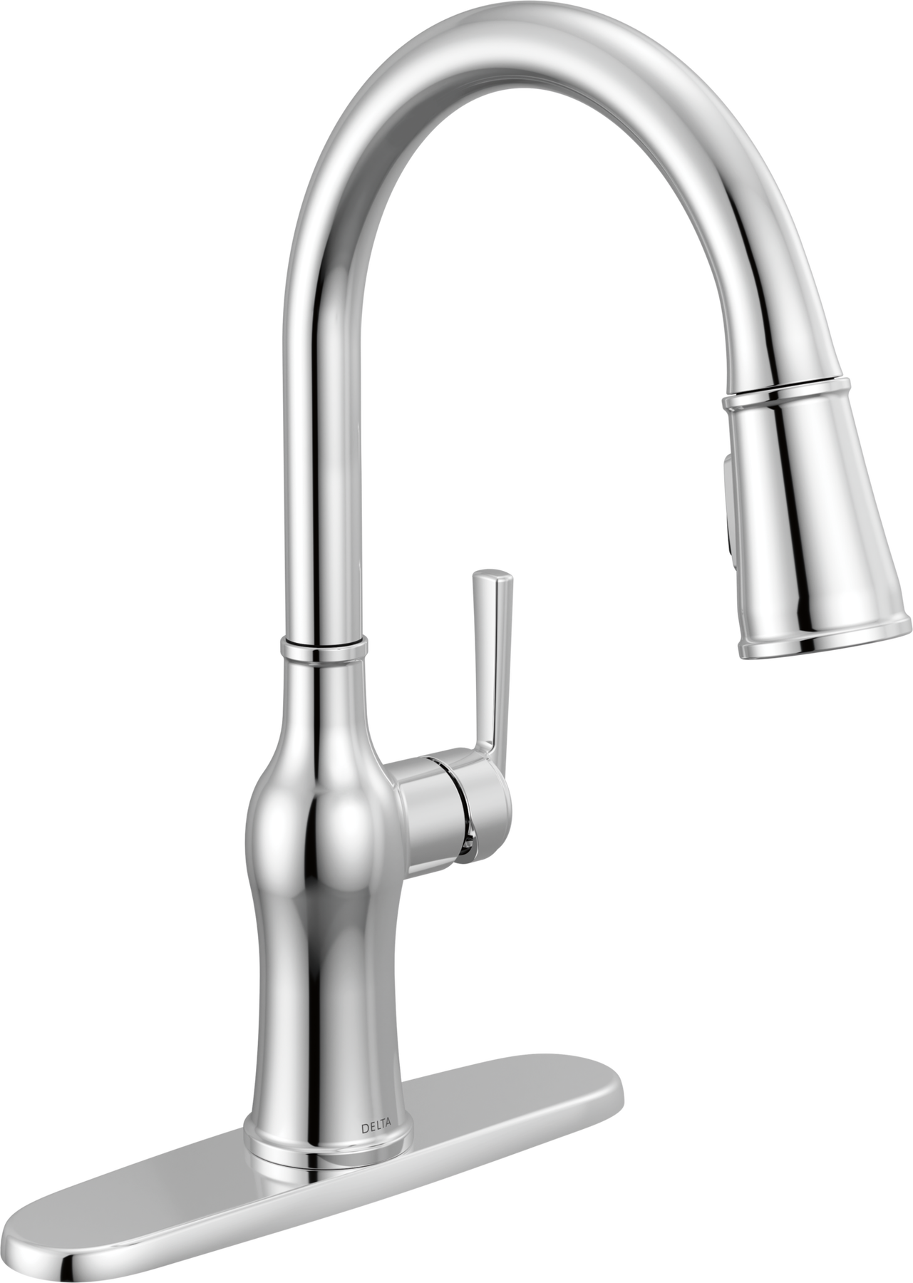Single Handle Pull-Down Kitchen Faucet in Chrome 19733LF — thumbnail 2