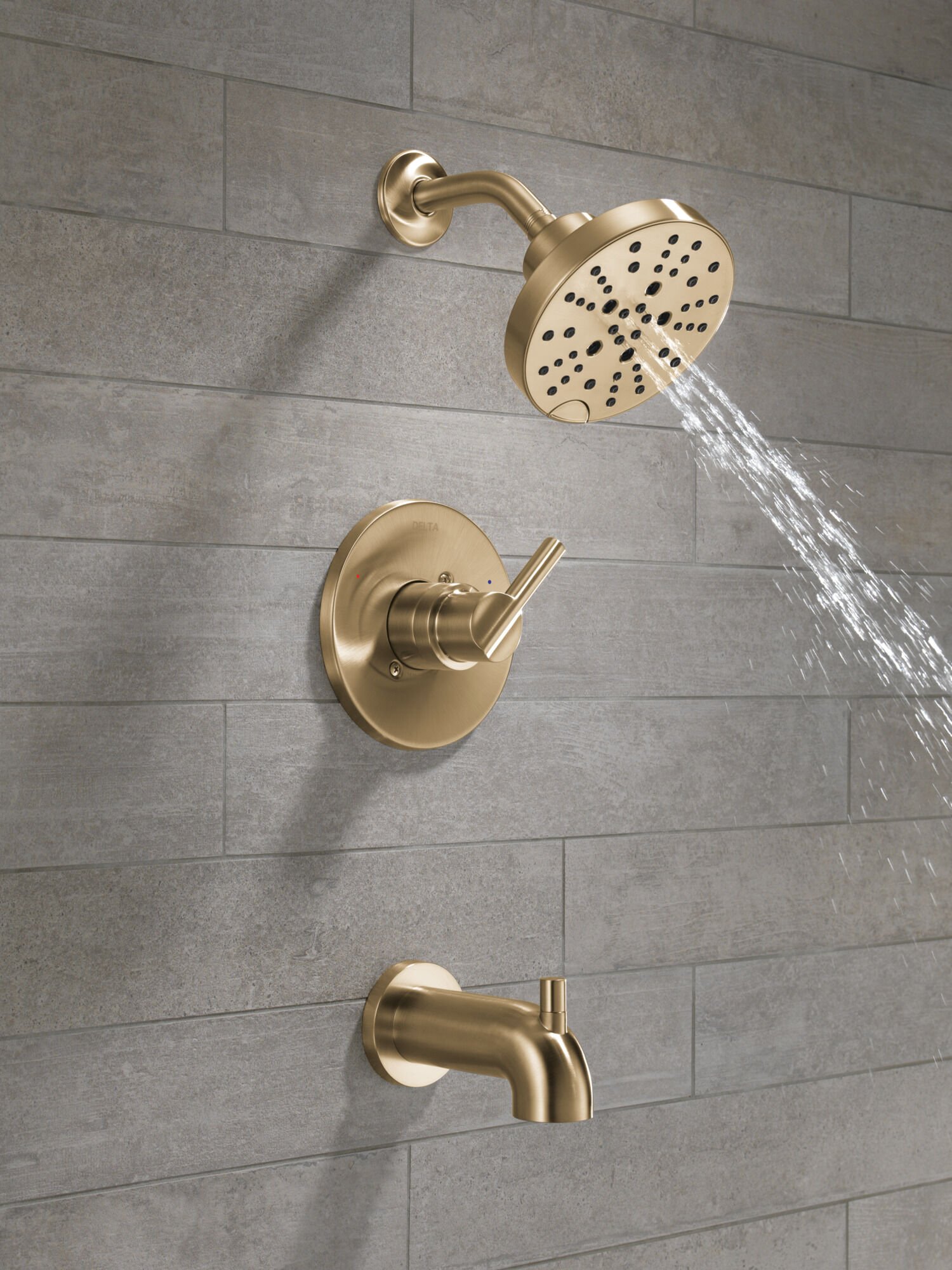 ナルサン Tub/Shower Rough & Trim 14S (Recertified) in Champagne Bronze