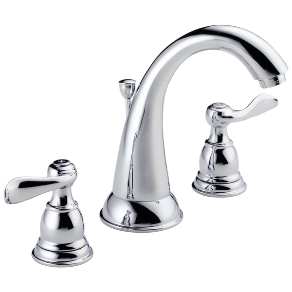 Two Handle Widespread Bathroom Faucet in Chrome B3596LF | Delta Faucet
