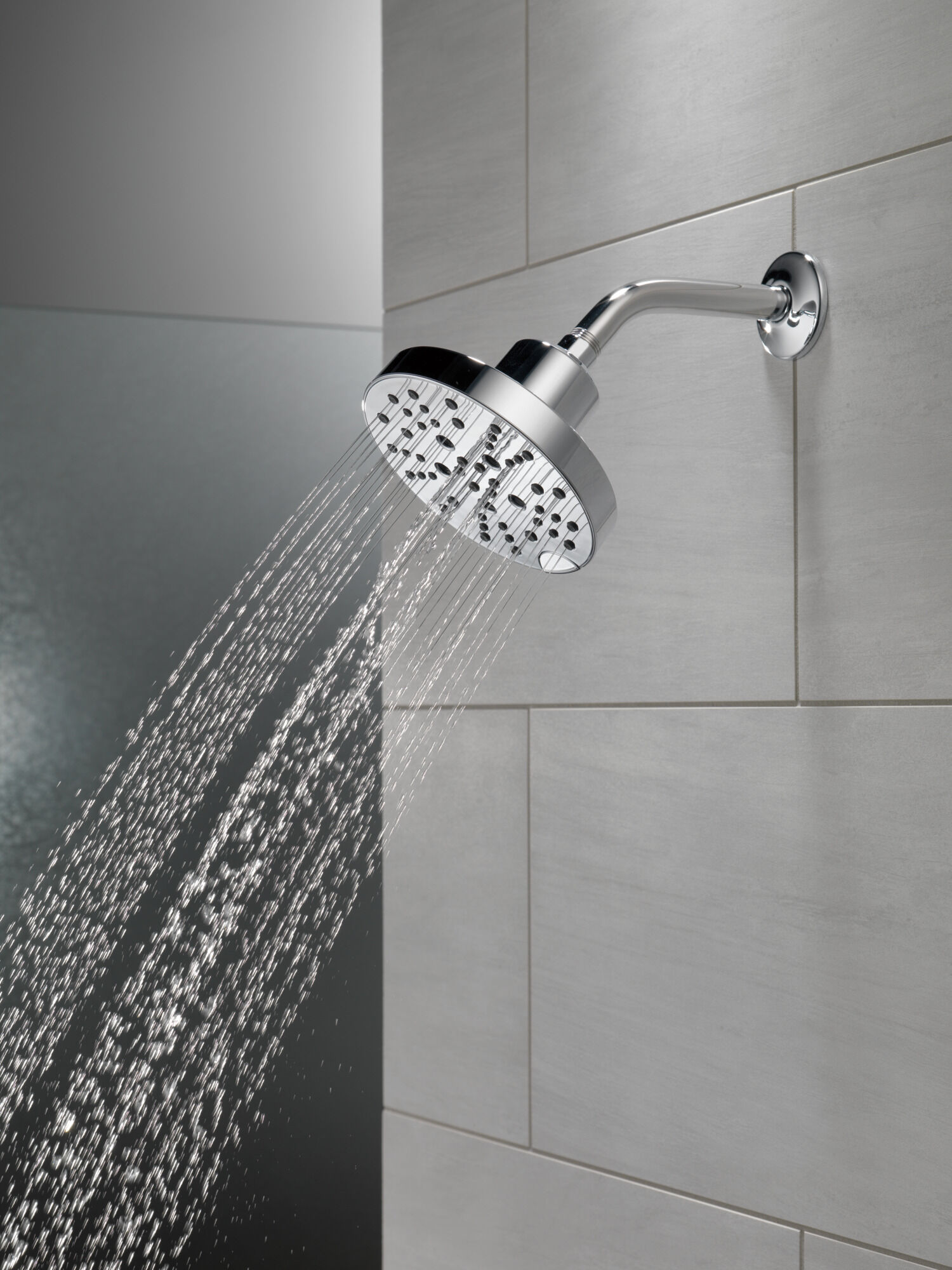 H2Okinetic® 5-Setting Contemporary Raincan Shower Head