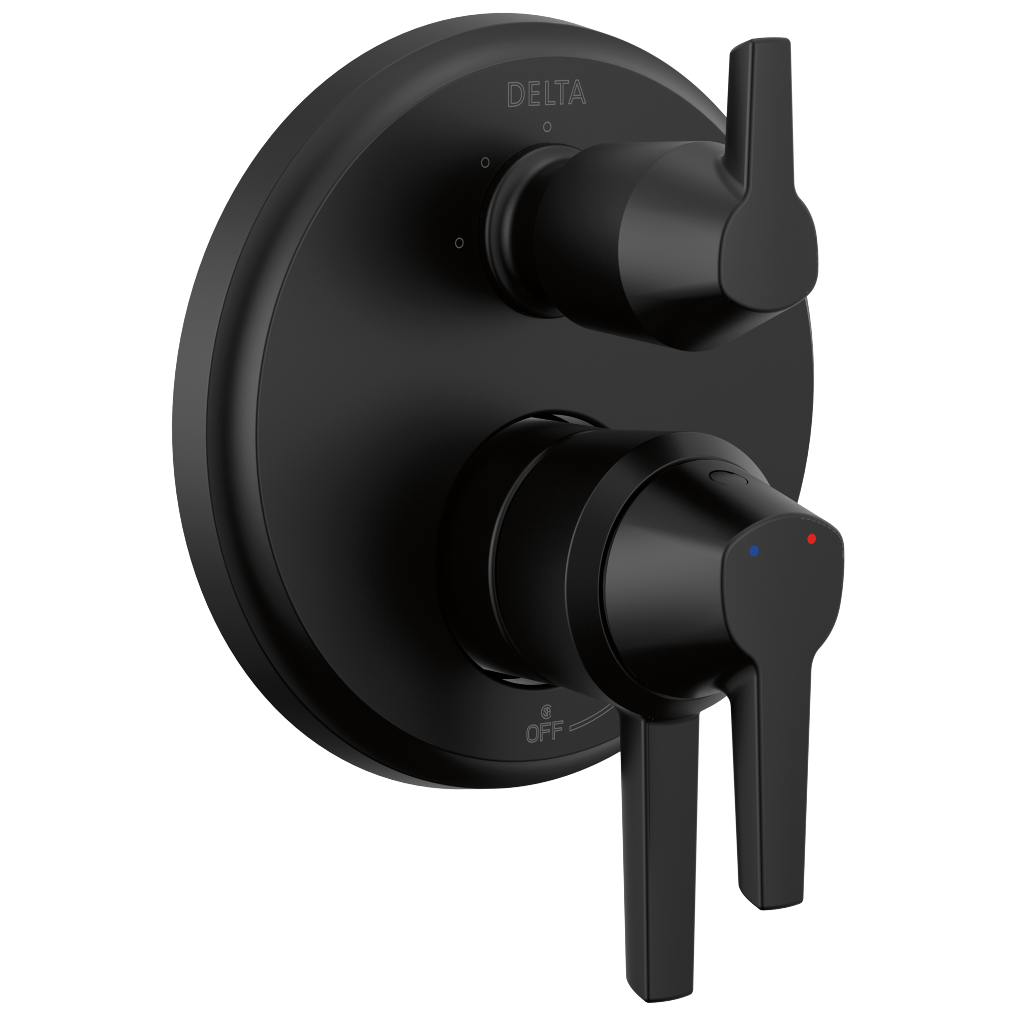 Delta Faucet GaleonE 17S Integrated Diverter Trim - 3 Setting - Matte Black