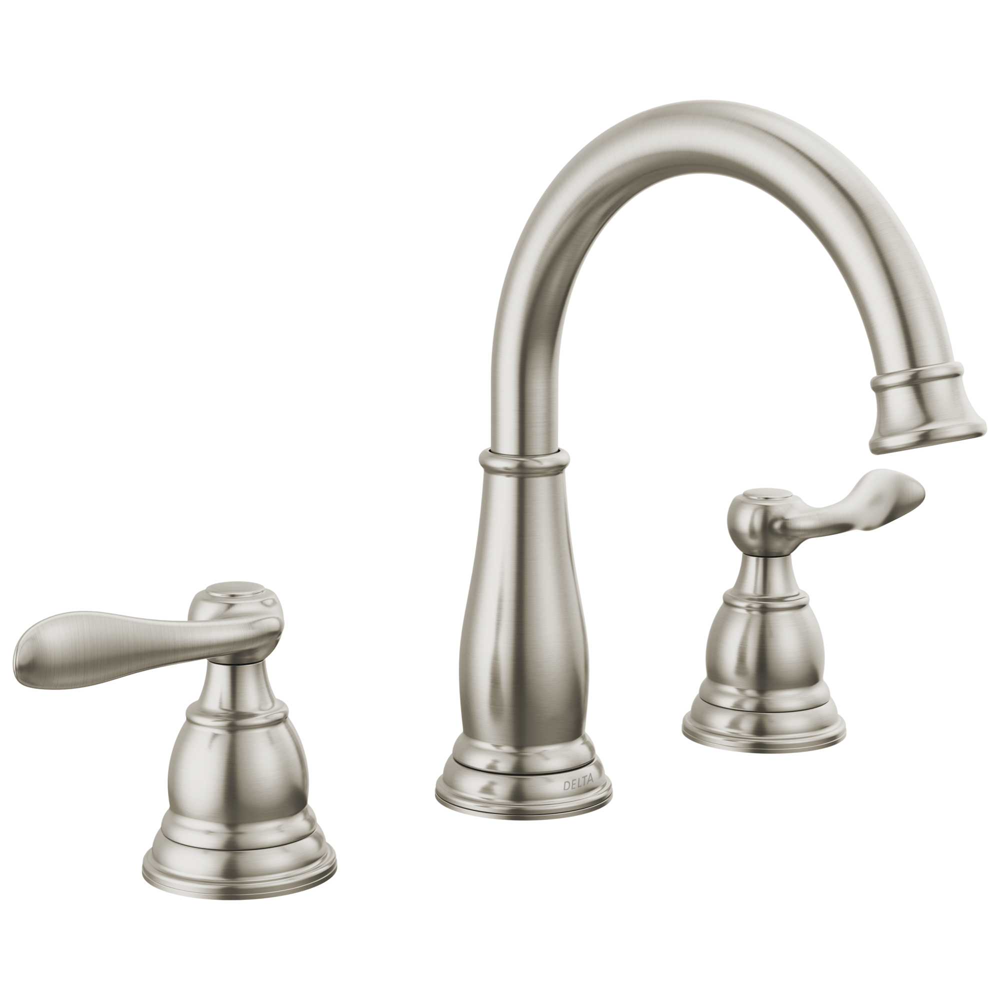 Delta Faucet Windemere Two Handle Widespread Bathroom Faucet - Brushed Nickel