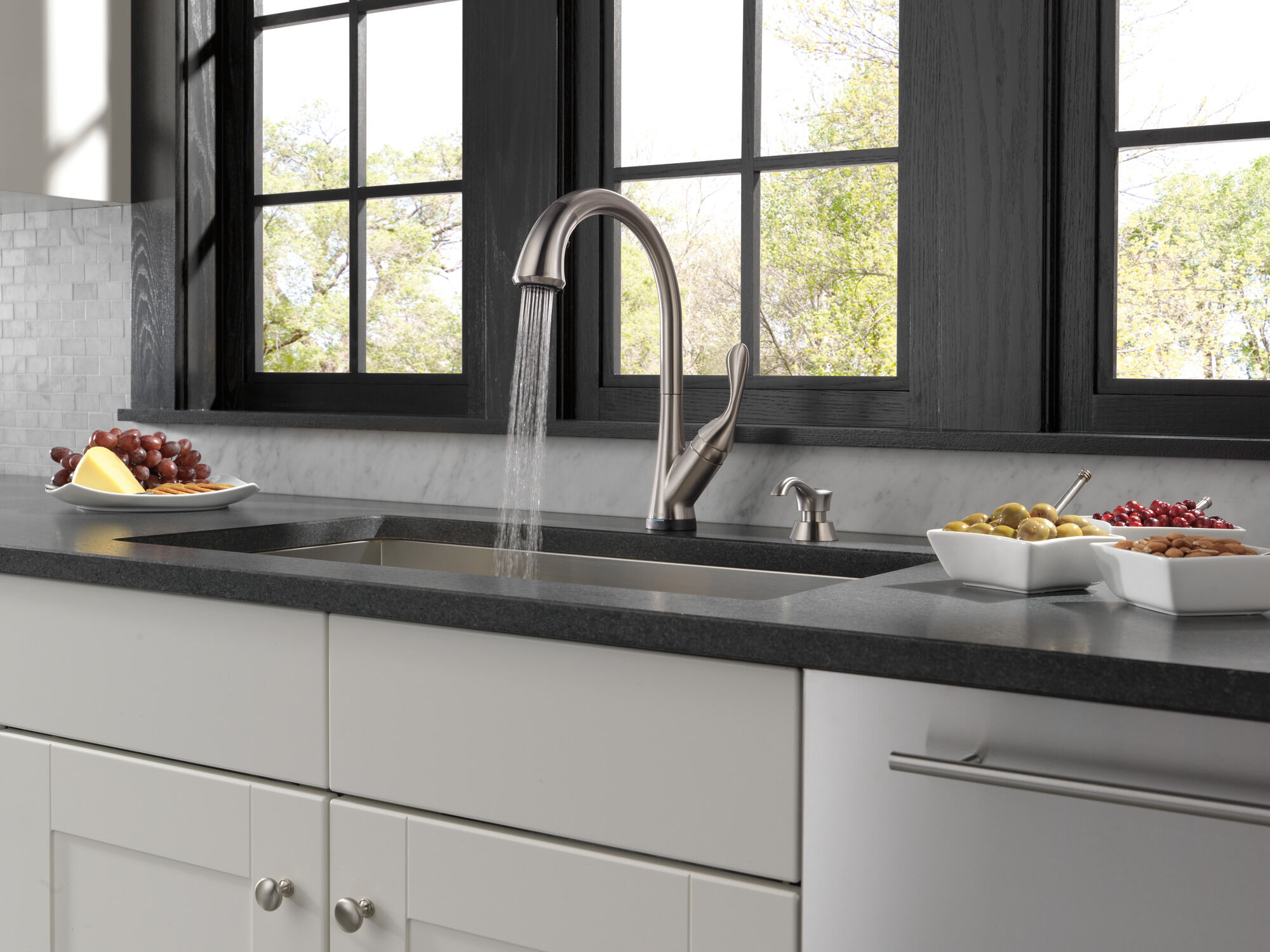 Single Handle Pull-Down Kitchen Faucet with Touch2O® Technology