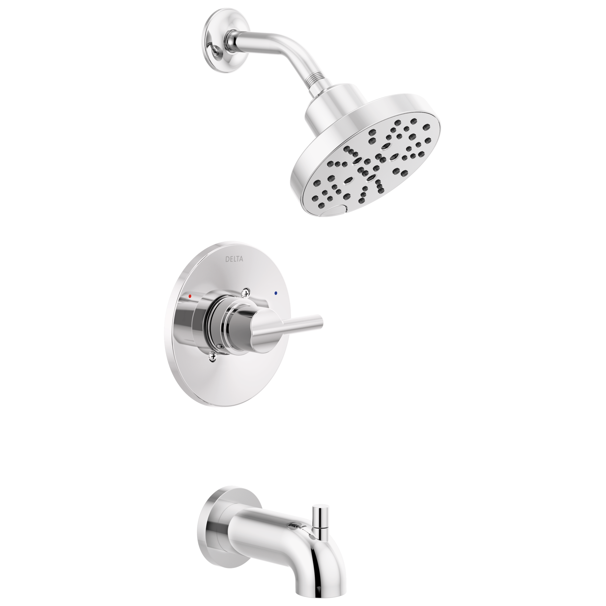 Delta Faucet NicoliE Monitor 14 Series H2Okinetic Tub and Shower - Chrome