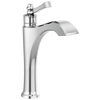 Single Handle Mid-Height Vessel Bathroom Faucet in Chrome — thumbnail 3