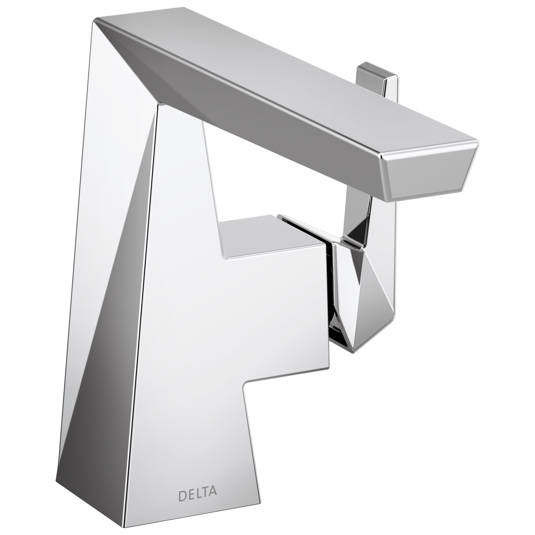 Single Handle Bathroom Faucet in Lumicoat® Chrome 543PRLPUDST