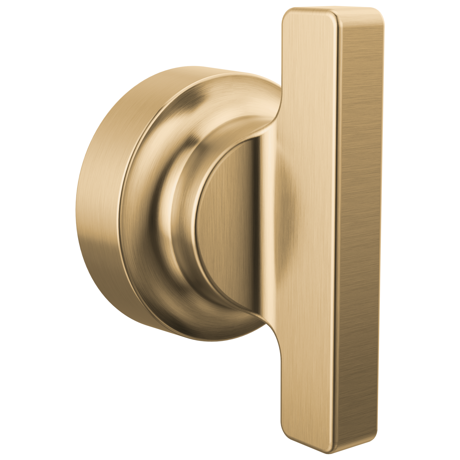 Floor Mount Tub Filler Handle - T-Lever in Lumicoat® Champagne