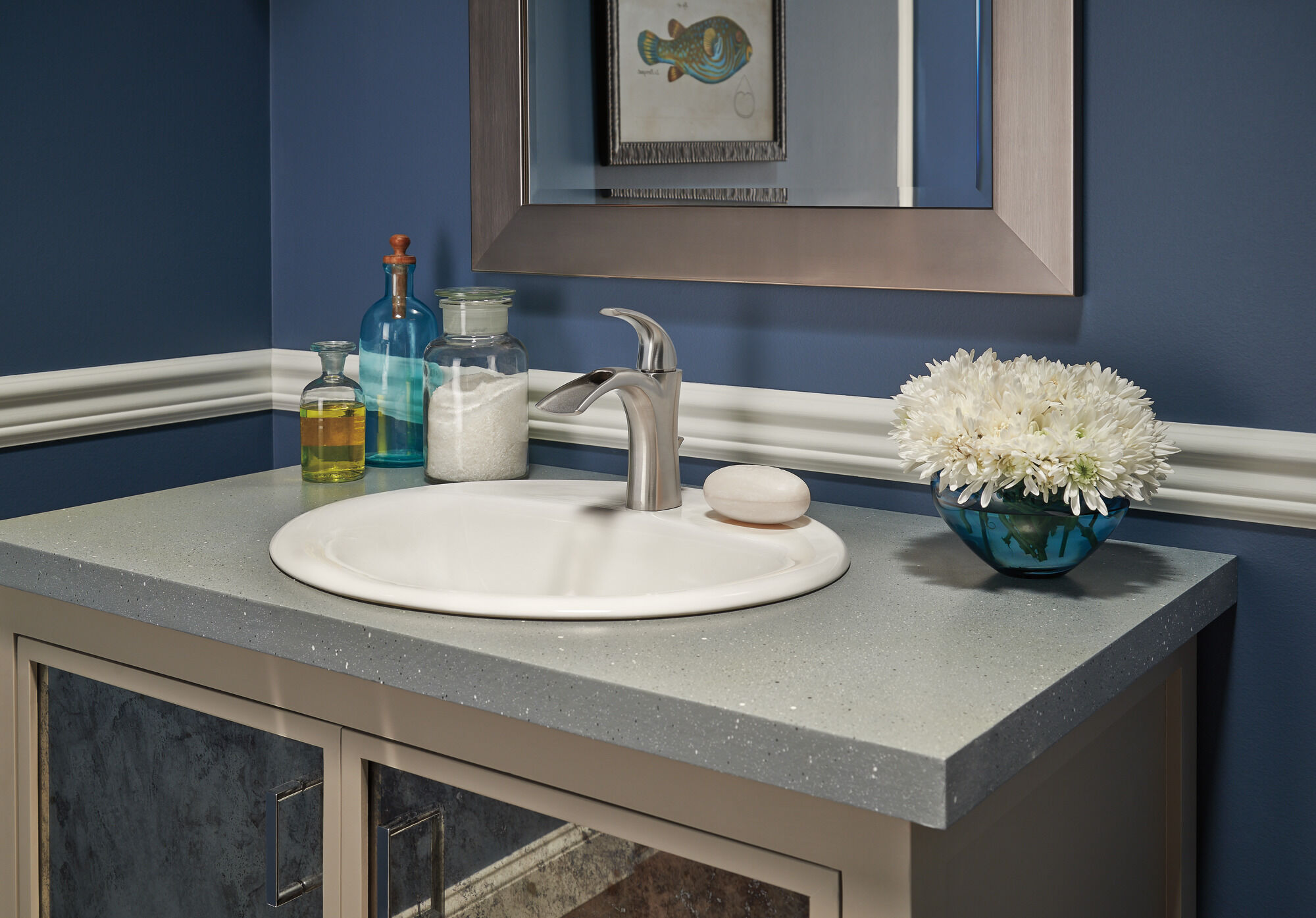 Single Handle Bathroom Faucet in Stainless 15708LF-SS-ECO | Delta