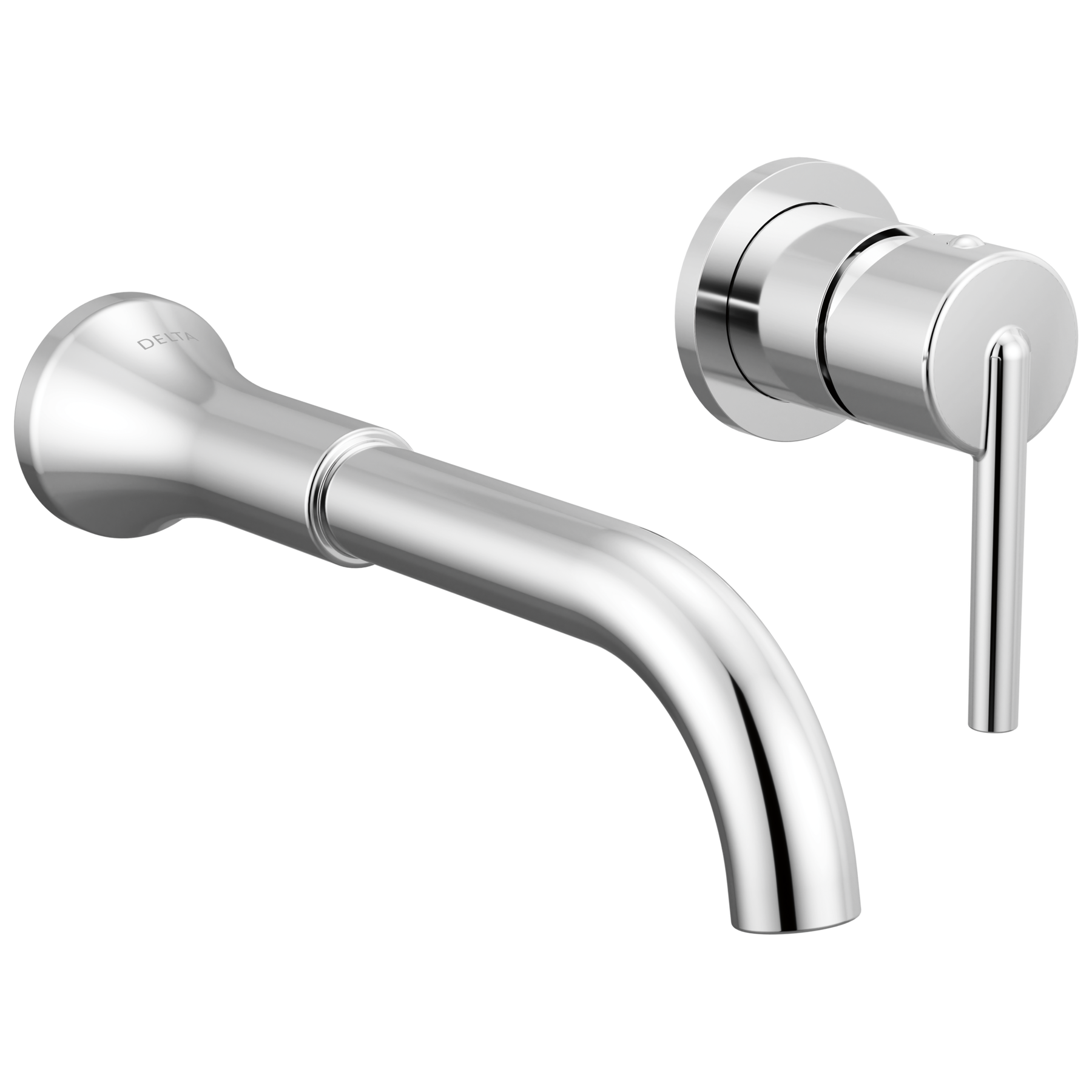 Single Handle Wall Mount Bathroom Faucet Trim in Chrome — image 1